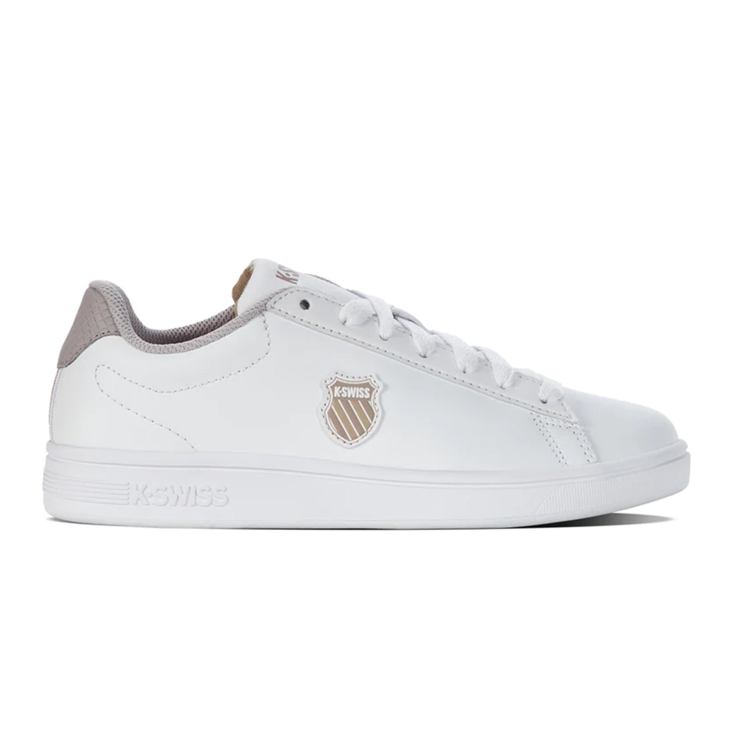 K-Swiss Court Shield Obuv Pro Volný Čas Dámy-Bílá,Béžová