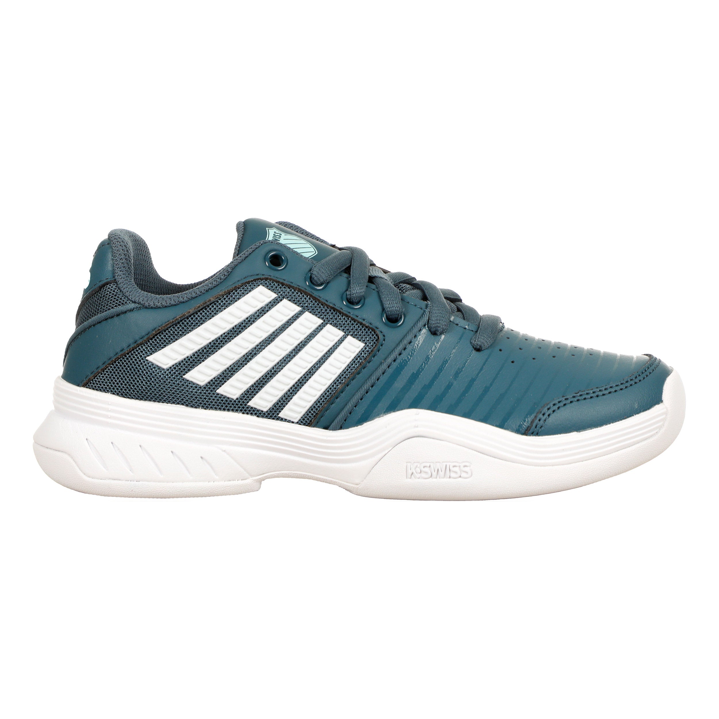 K-Swiss Express Court Express Obuv na koberce Děti - tmavě zelená, bílá
