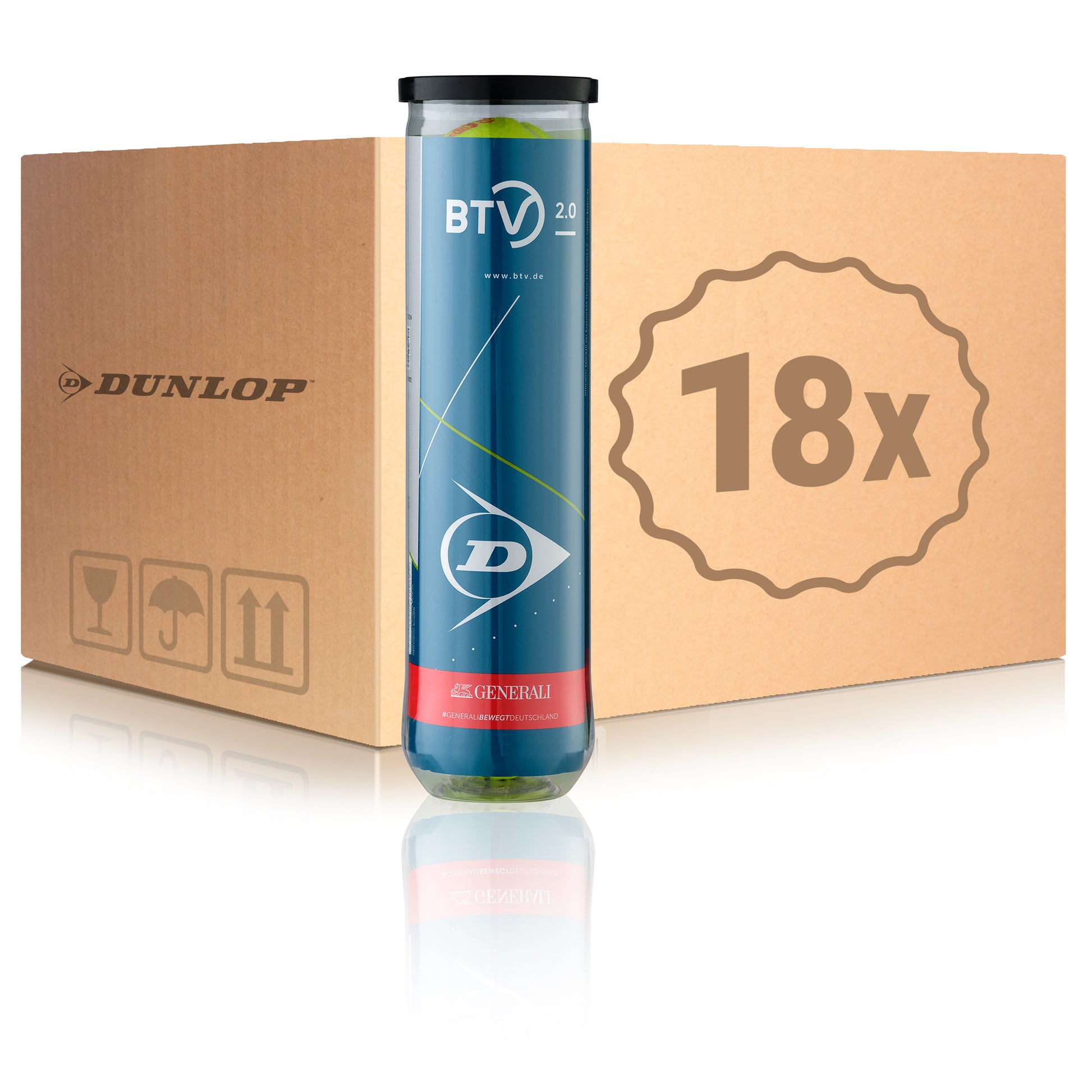 Dunlop 18 x 4ks v dóze BTV 2.0 V kartónu
