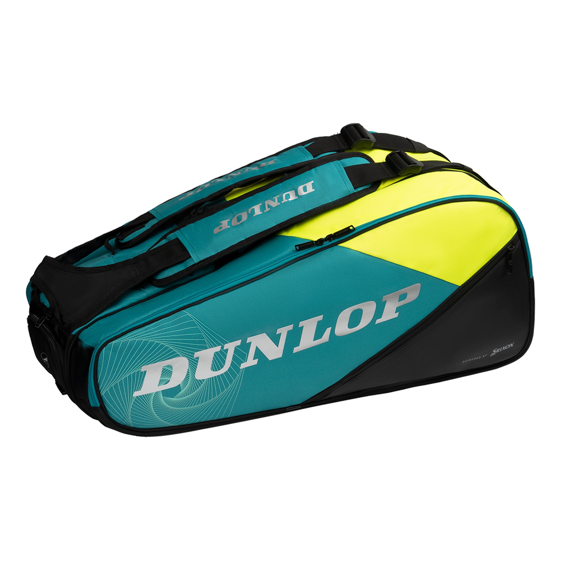 Dunlop SX Performance Taška Na Raketu 8er-Černá,Tyrkysová