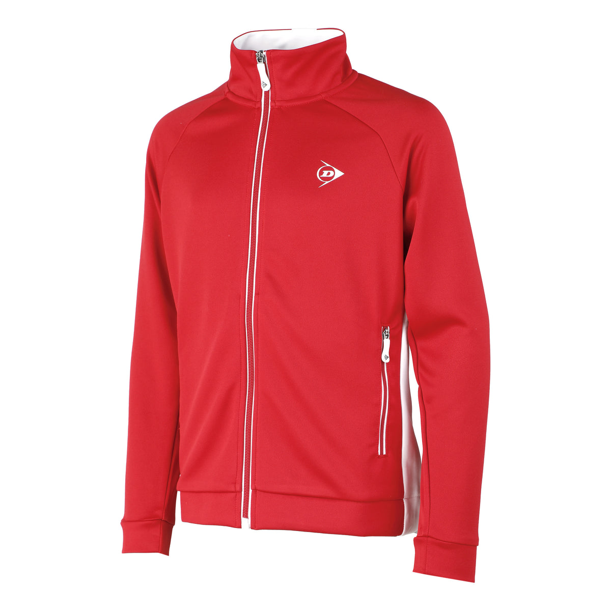 Dunlop Club Line Knitted Tréninková bunda Chlapci - červená,