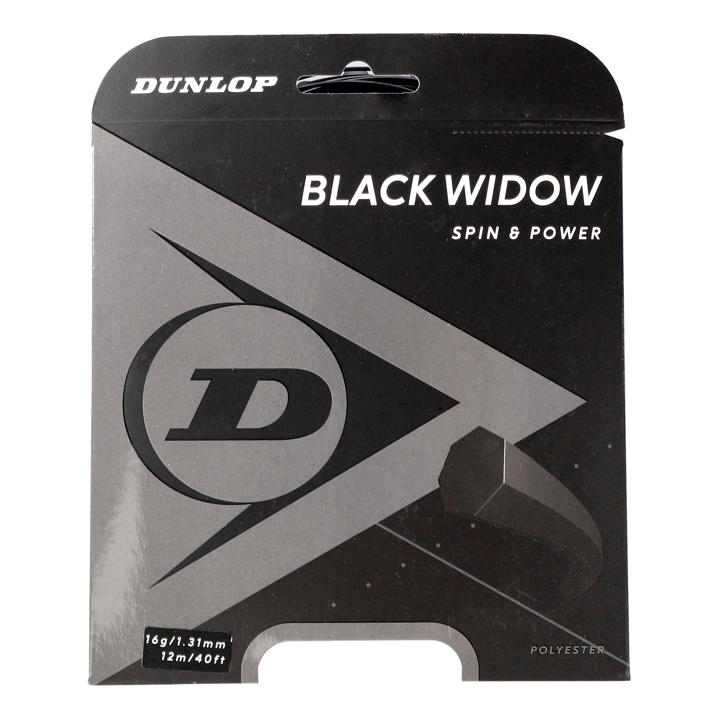 Dunlop Black Widow Výpletová Sada 12m-Černá