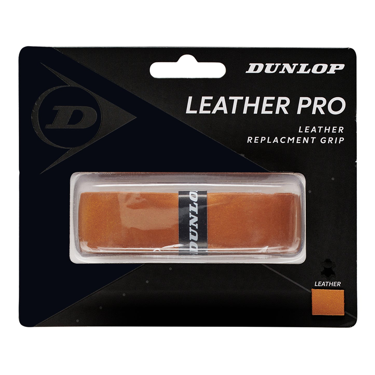 Dunlop Leather Pro Replacement Grip 1ks V Balení-Hnědá