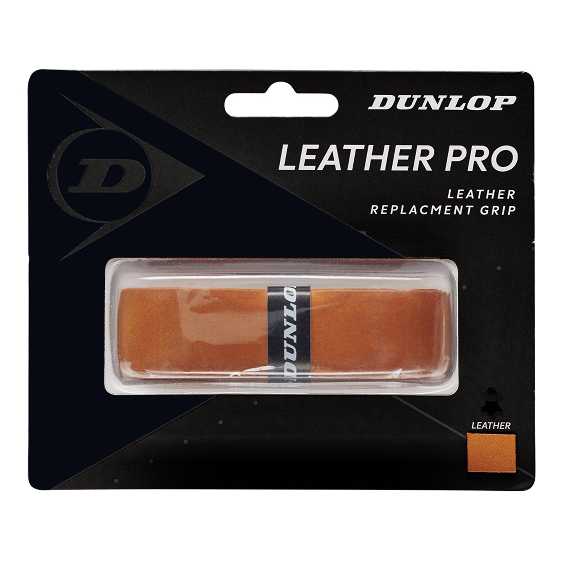 Dunlop Leather Pro Replacement Grip 1ks V Balení-Hnědá