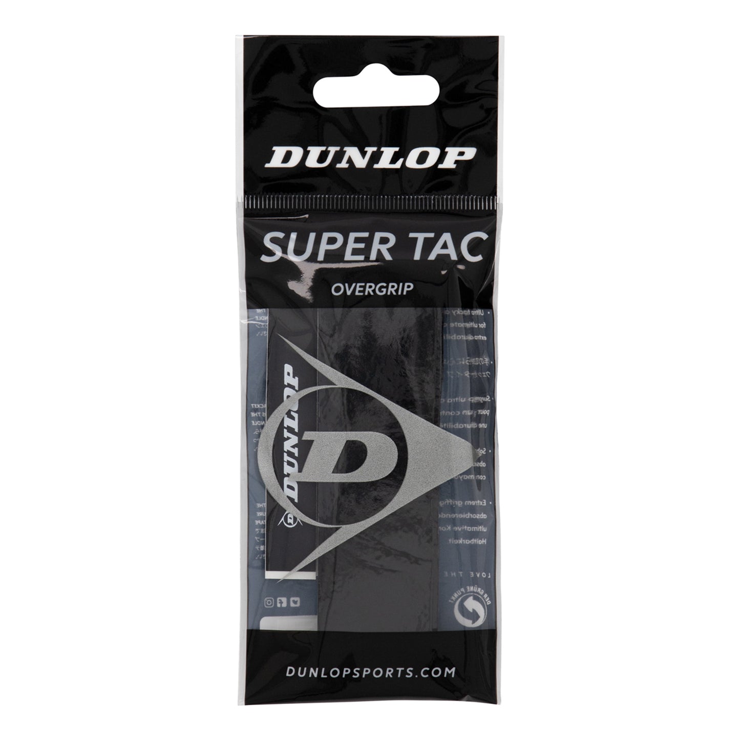 Dunlop Super Tac 1ks V Balení-Černá