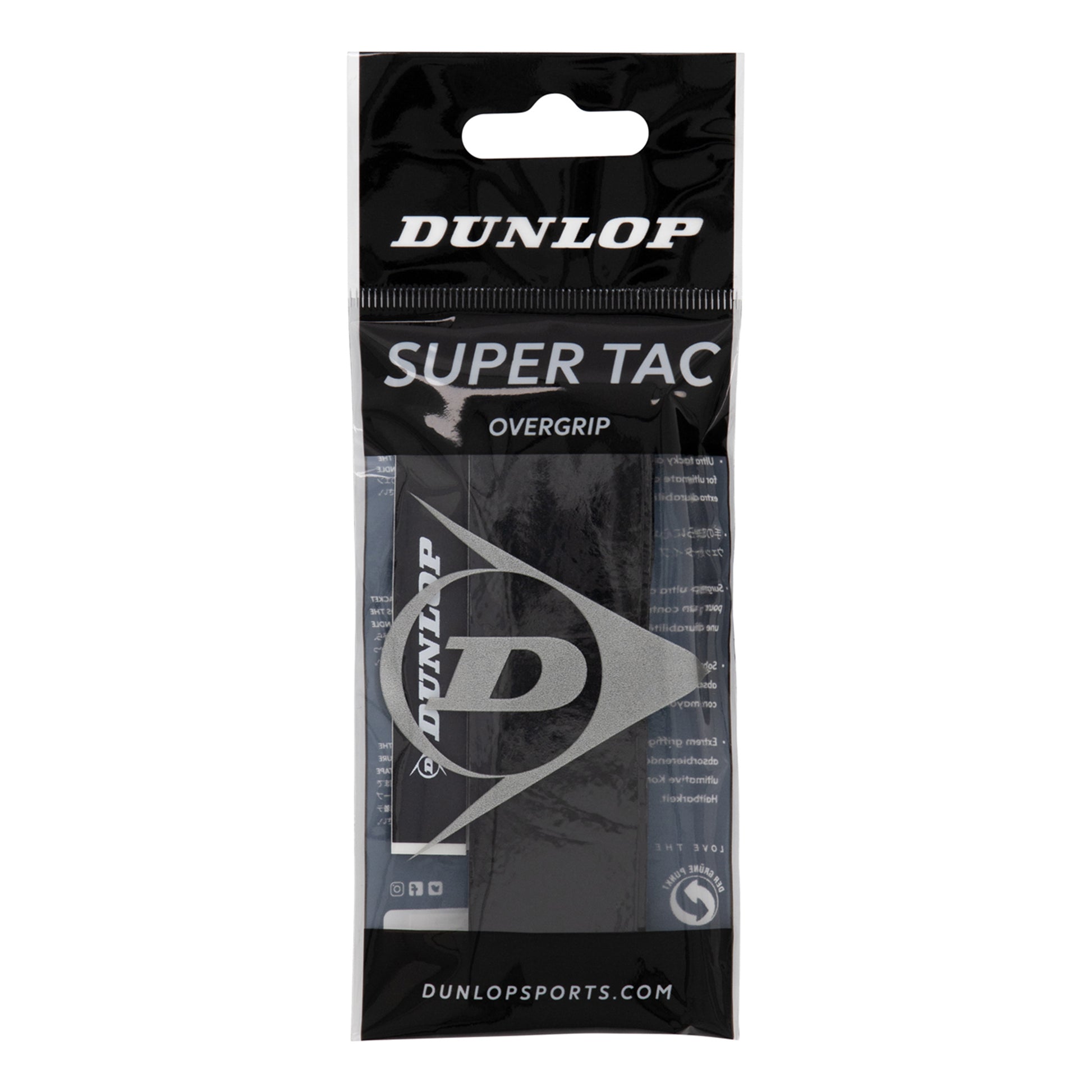 Dunlop Super Tac 1ks V Balení-Černá