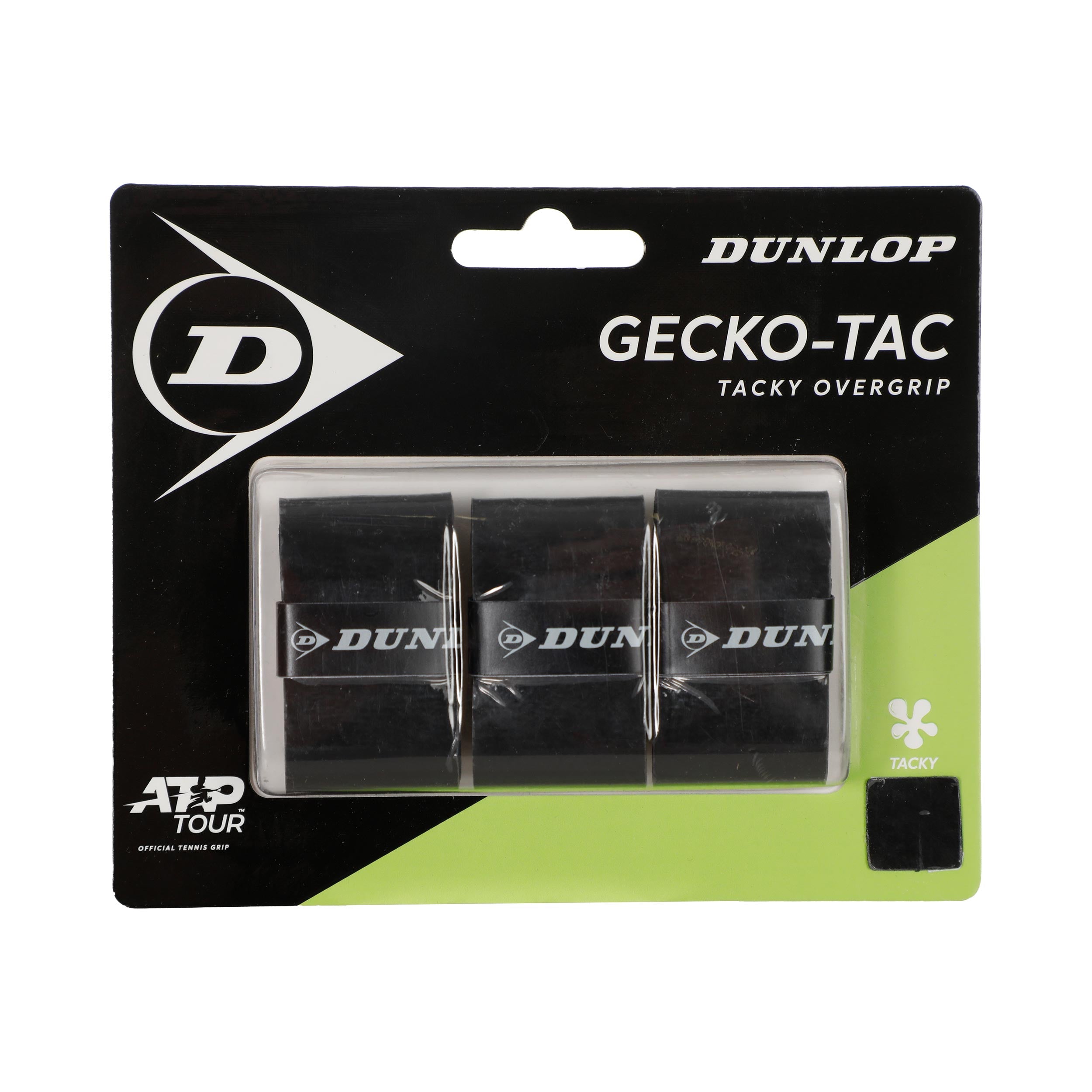 Dunlop Gecko-Tac 3ks v baleni - černá