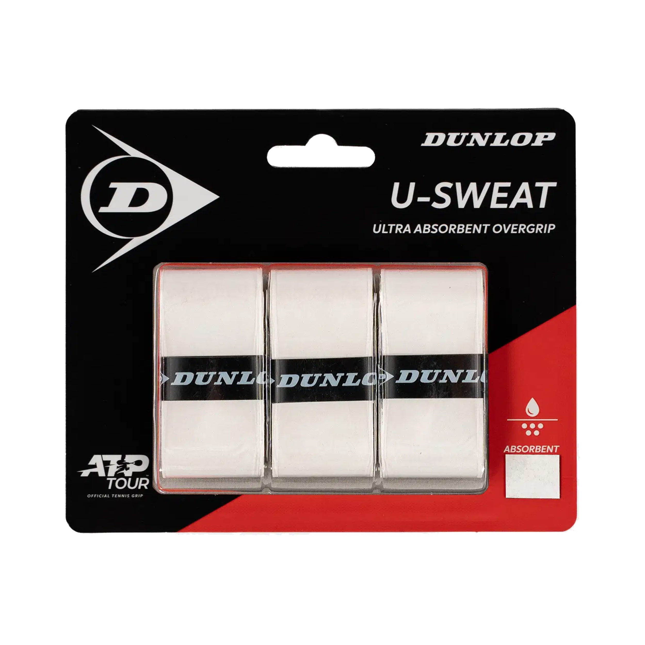 Dunlop U-Sweat  3ks v baleni - bílá