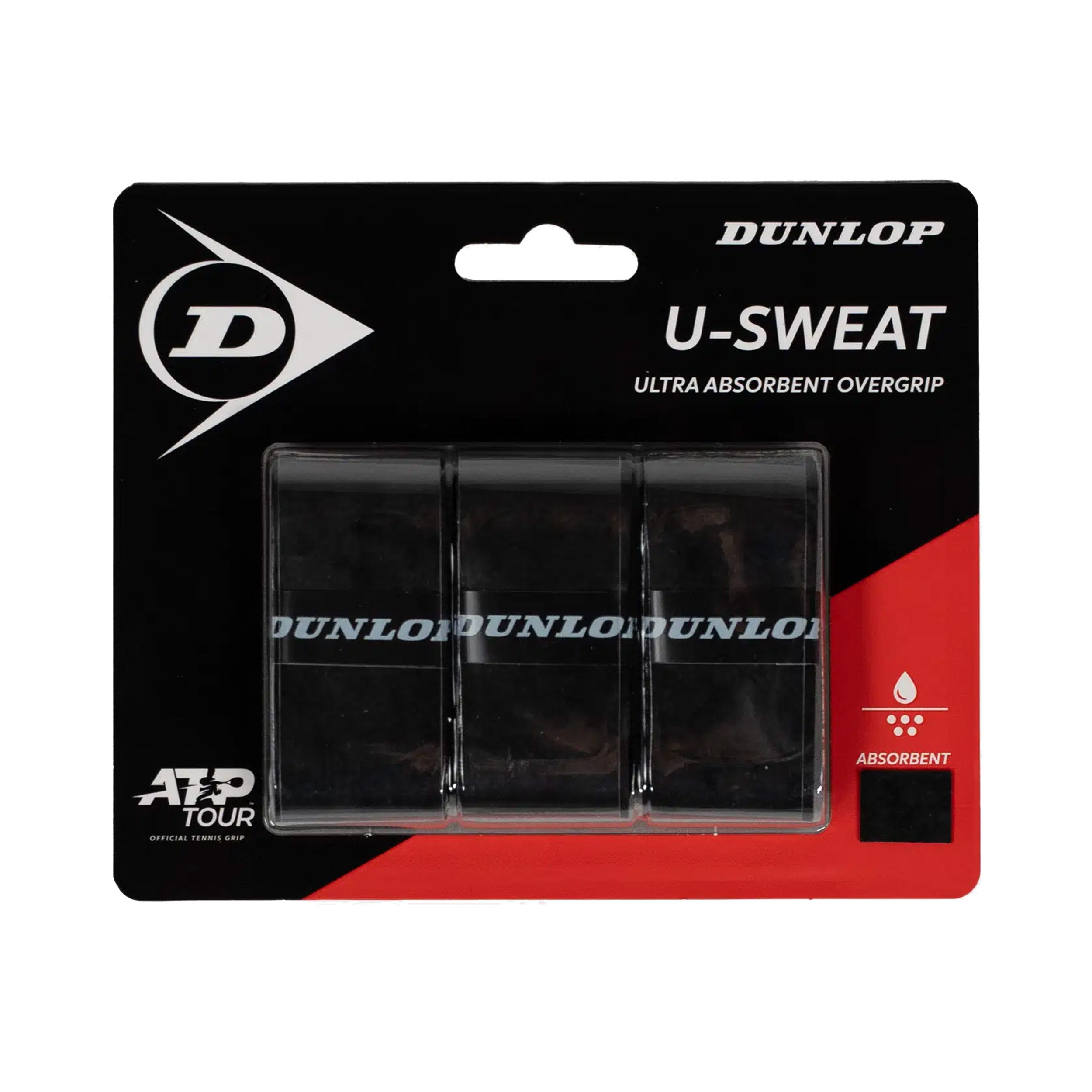 Dunlop U-Sweat 3ks v baleni - černá