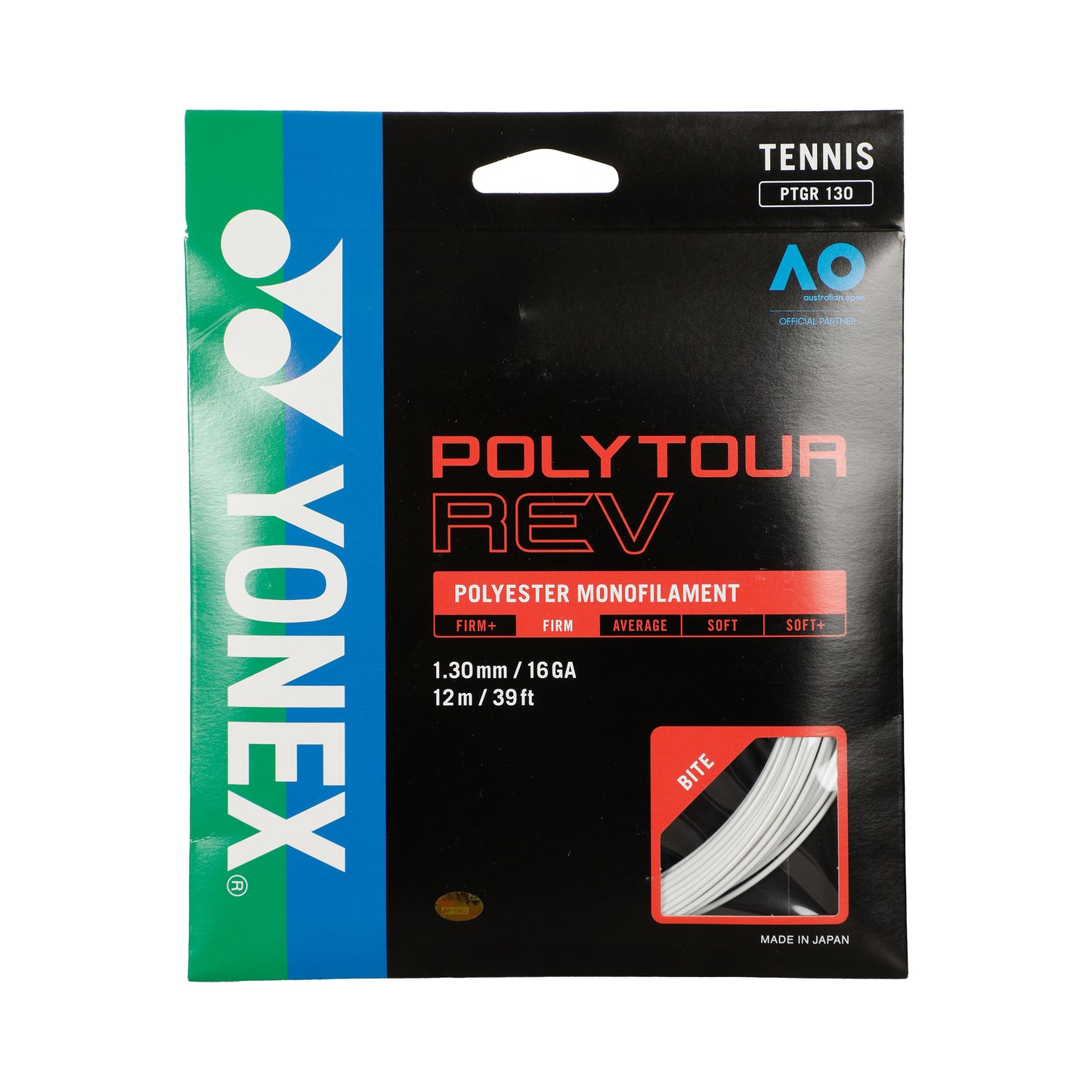 Yonex Poly Tour Rev Výpletová Sada 12m-Bílá
