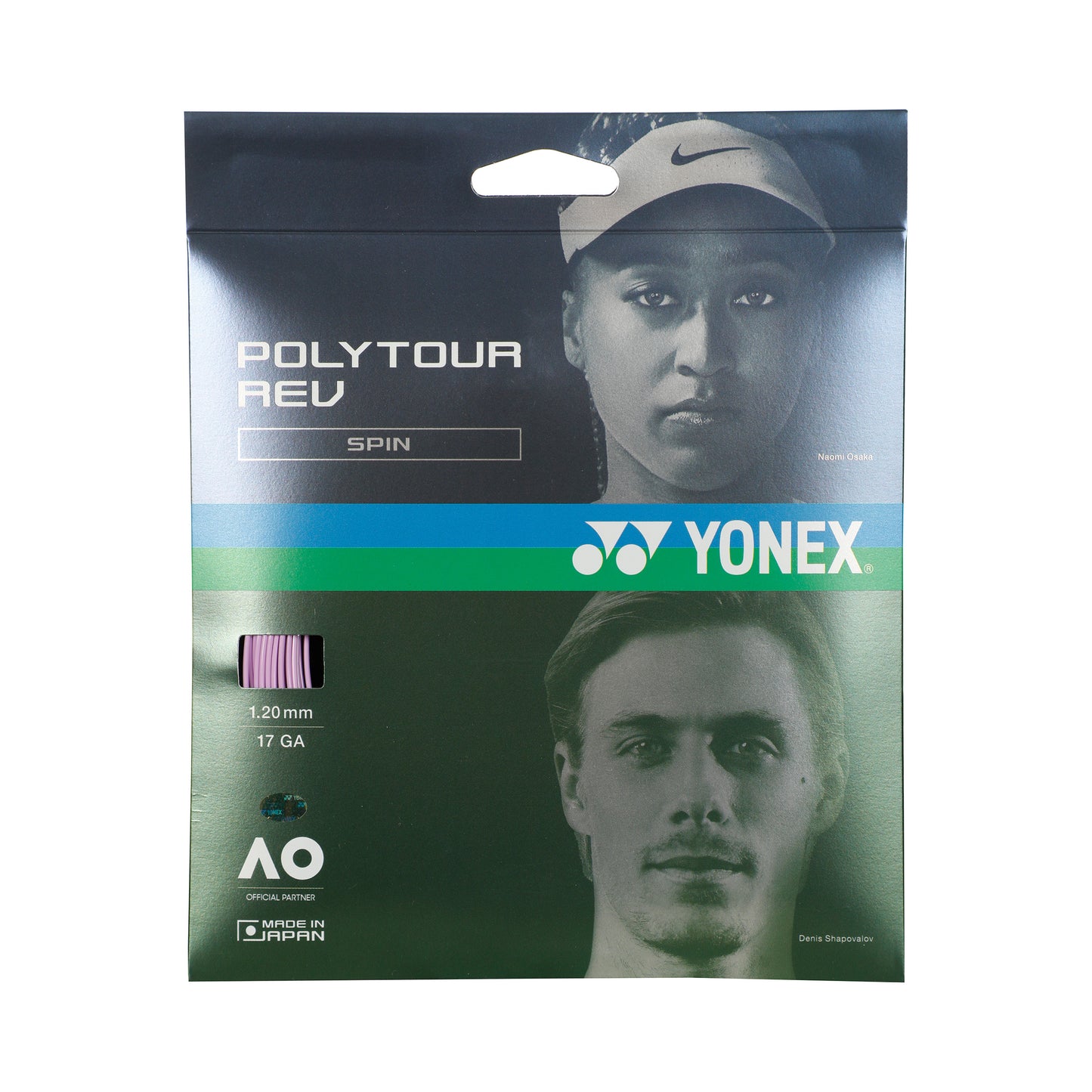 Yonex Poly Tour Rev Výpletová Sada 12m-Fialová
