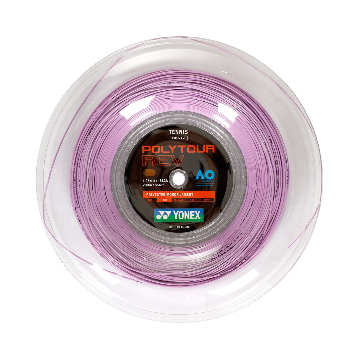 Yonex Poly Tour Rev Výplet-Role 200m-Fialová