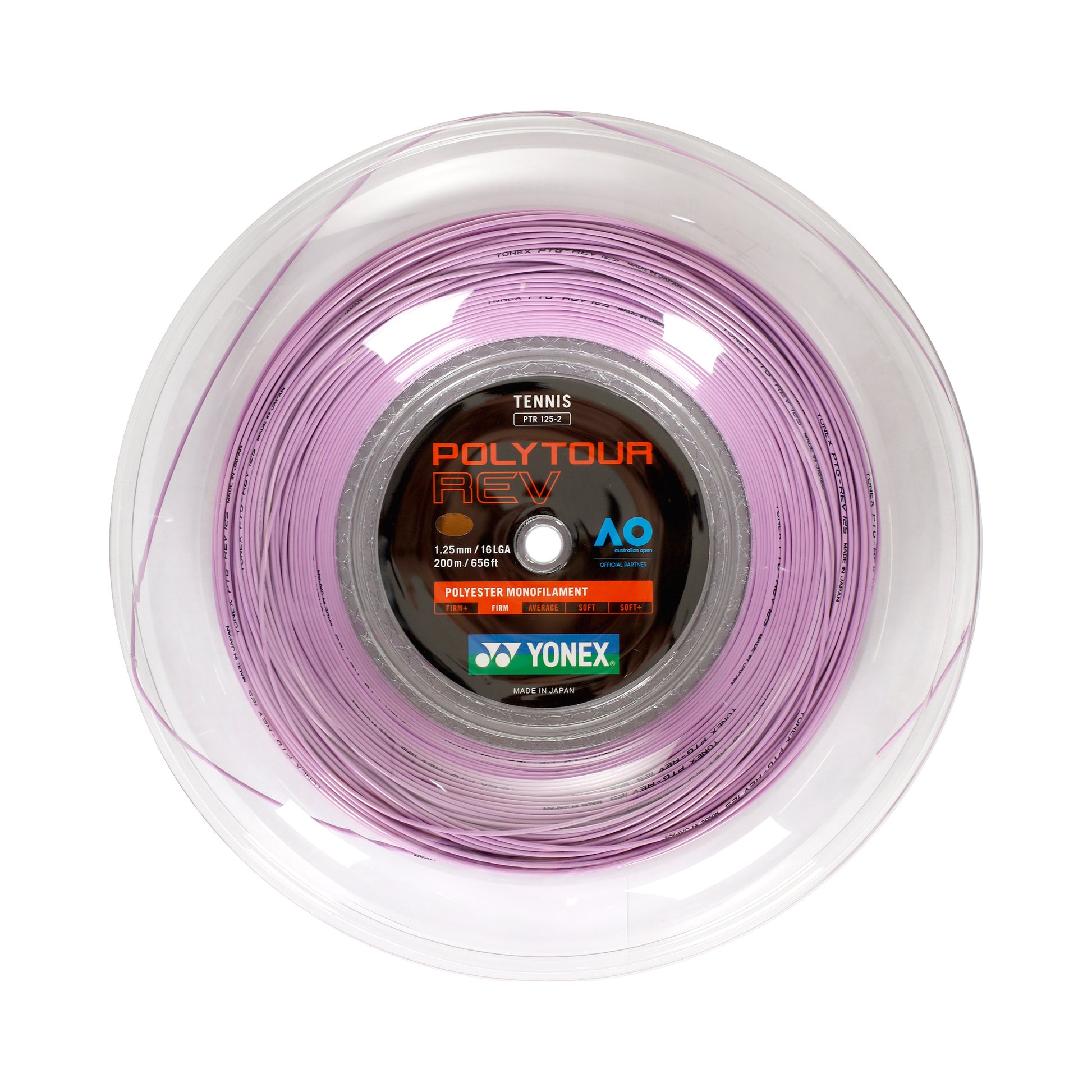 Yonex Poly Tour Rev Výplet-Role 200m-Fialová