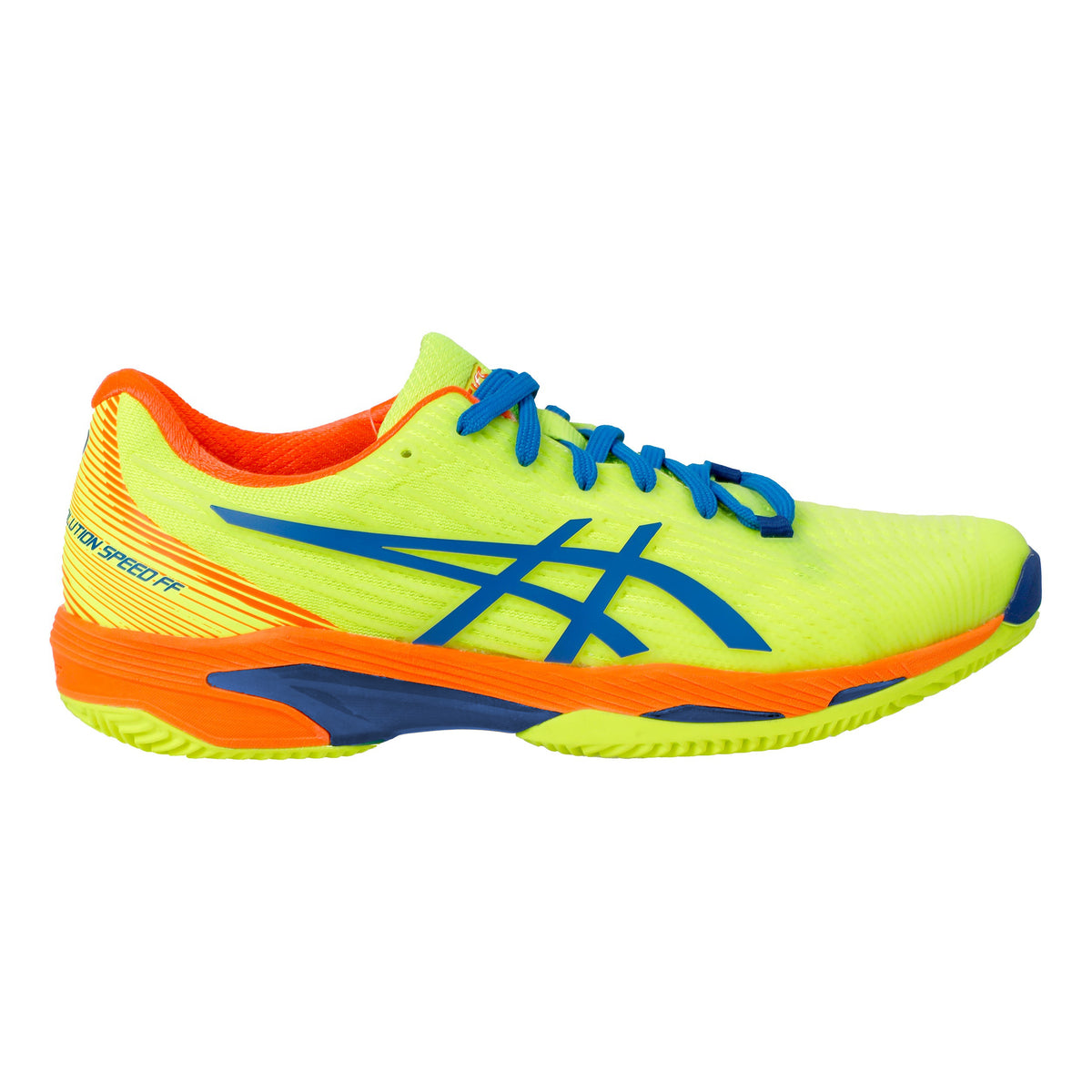 ASICS Solution Speed FF 2 Obuv na antuku Muži - neonově žlutá, modrá