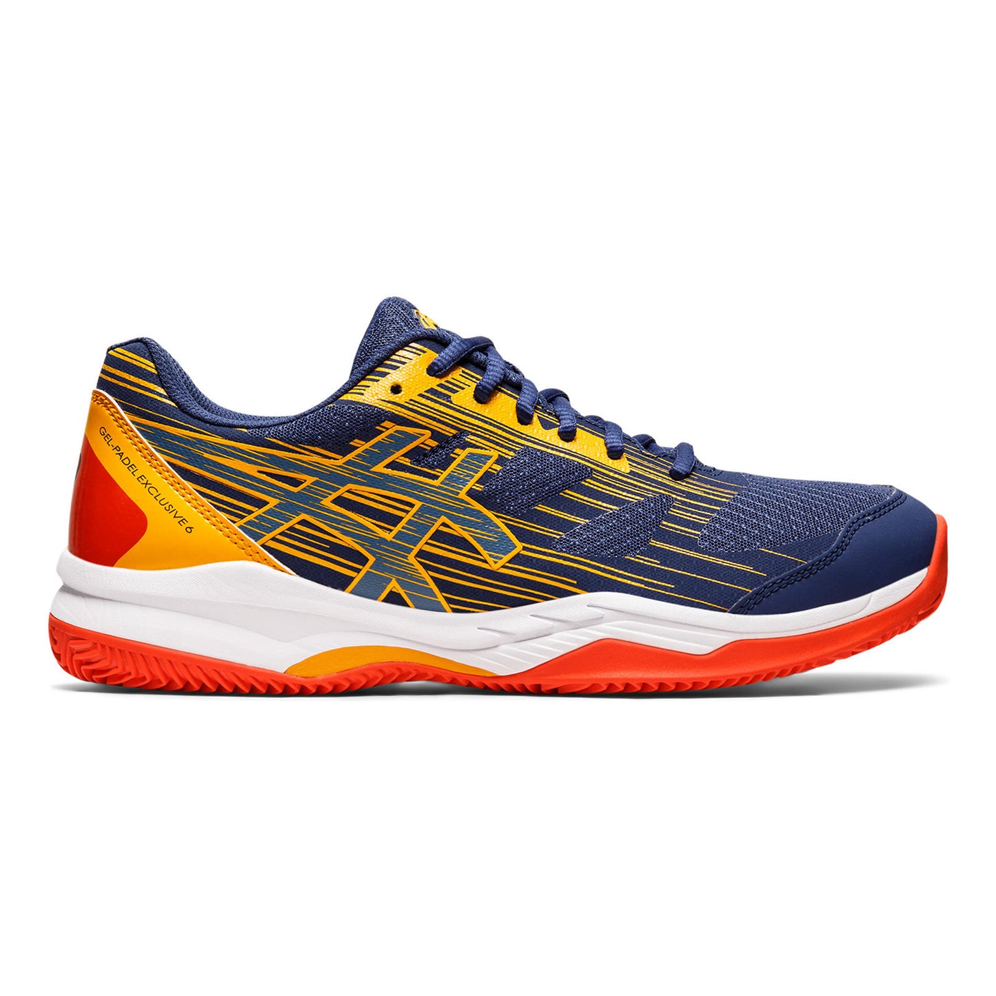 ASICS Gel-Padel Exclusive 6 PADL Obuv na padel Muži - tmavě modrá, žlutá