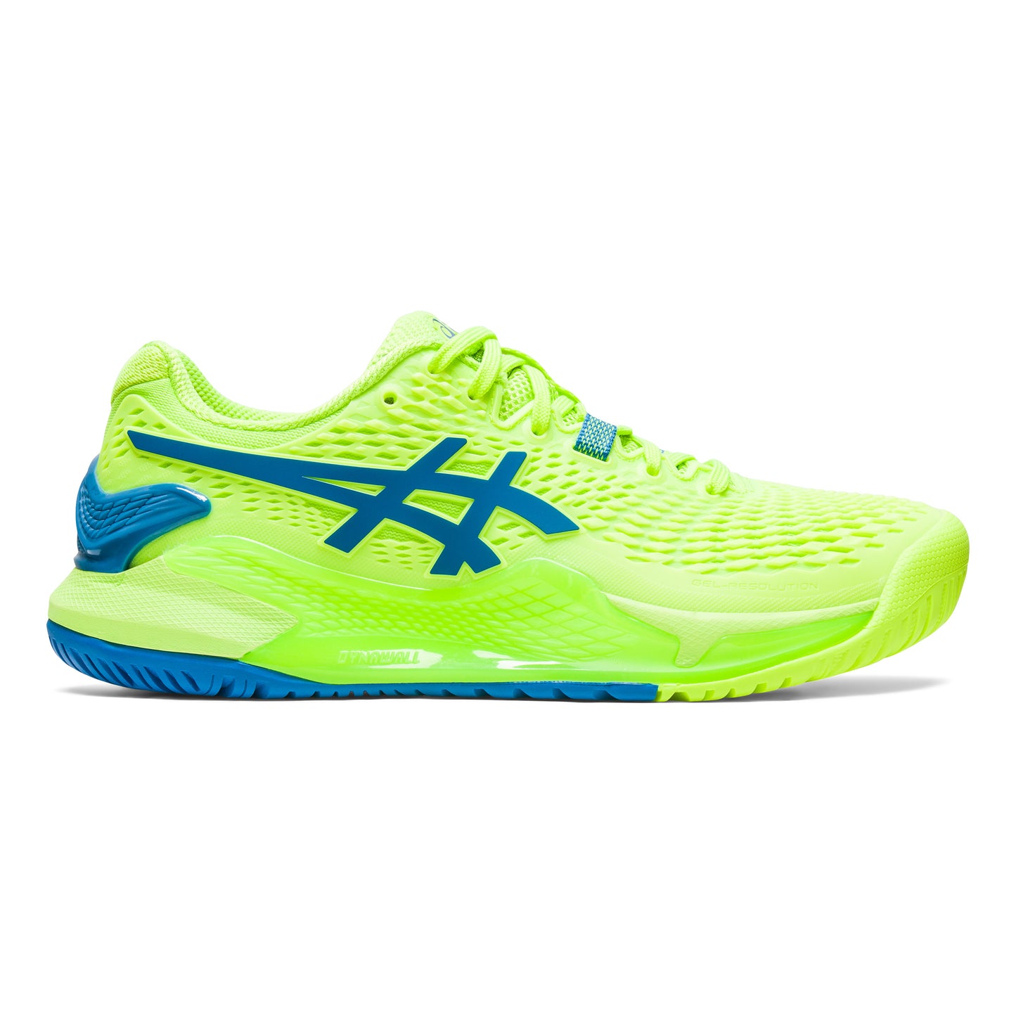 ASICS Gel-Resolution 9 Obuv na všechny povrchy Dámy - neonově zelená, modrá
