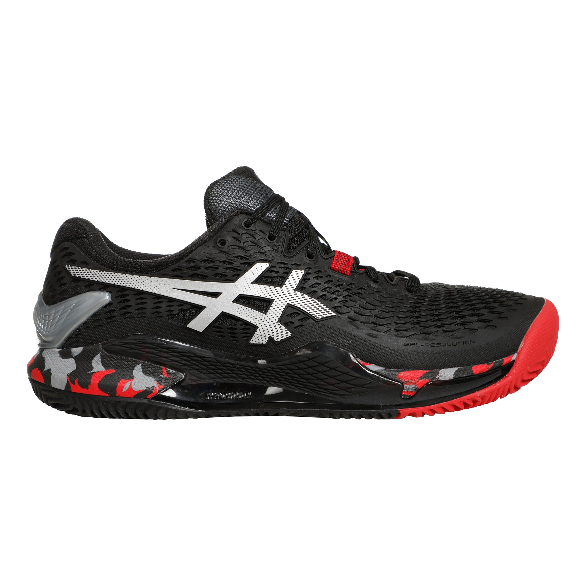 ASICS GEL-Resolution 9 Obuv na antuku Muži - černá, stříbrná