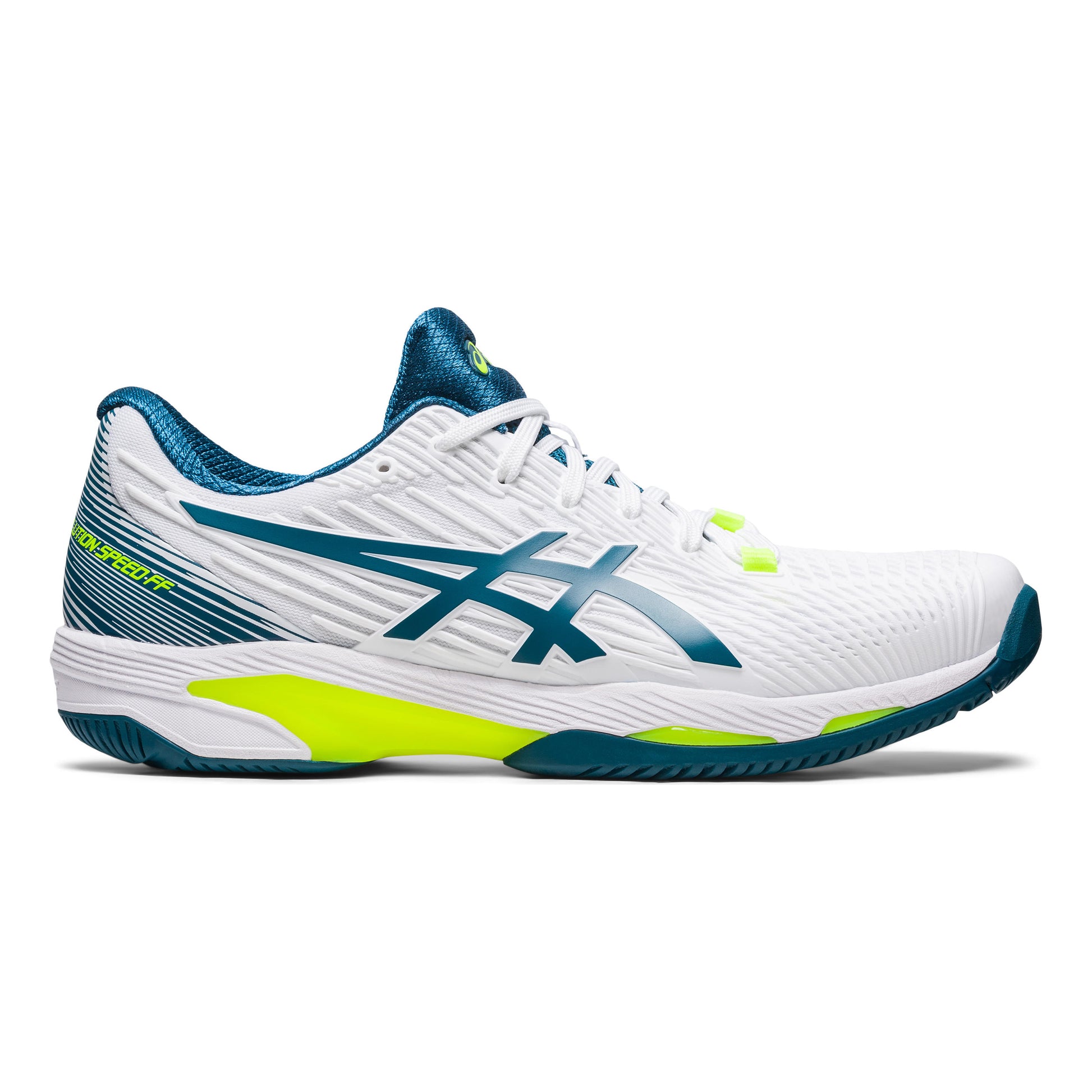 ASICS Solution Speed FF 2 Obuv na všechny povrchy Muži - bílá, petrolejová