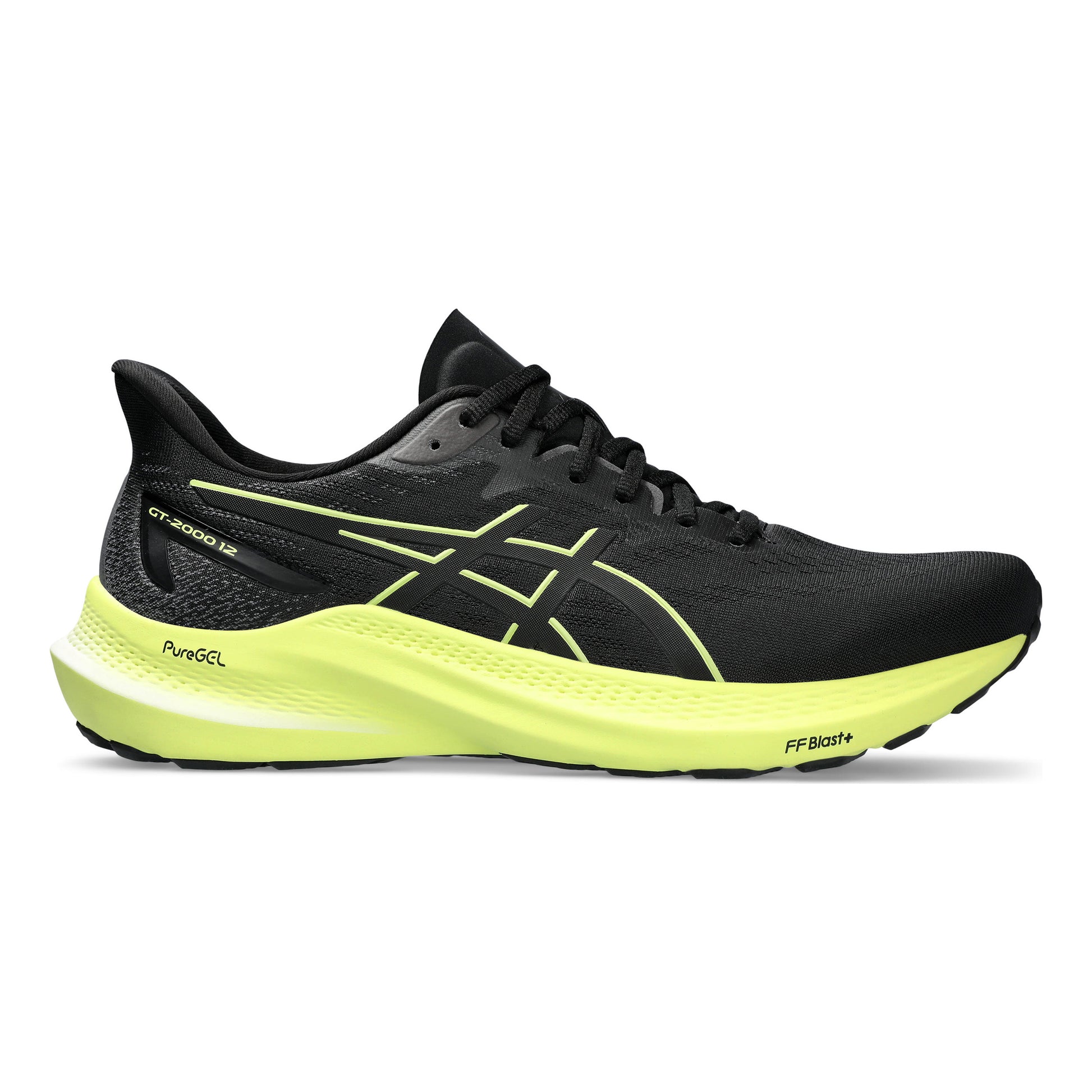 ASICS GT-2000 12 Stabilní obuv Muži - černá, neonově žlutá