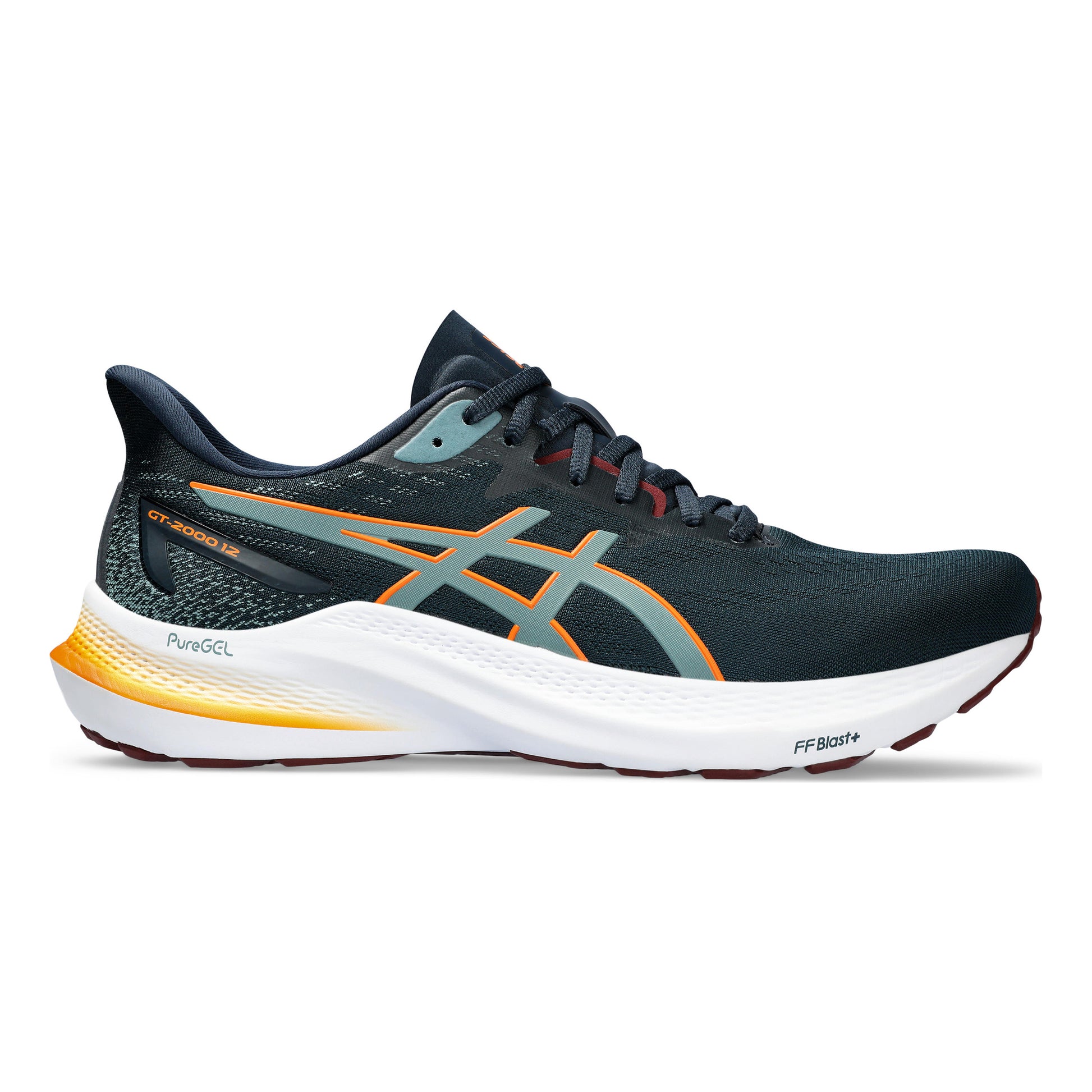 ASICS GT-2000 12 Stabilní obuv Muži - petrolejová, oranžová