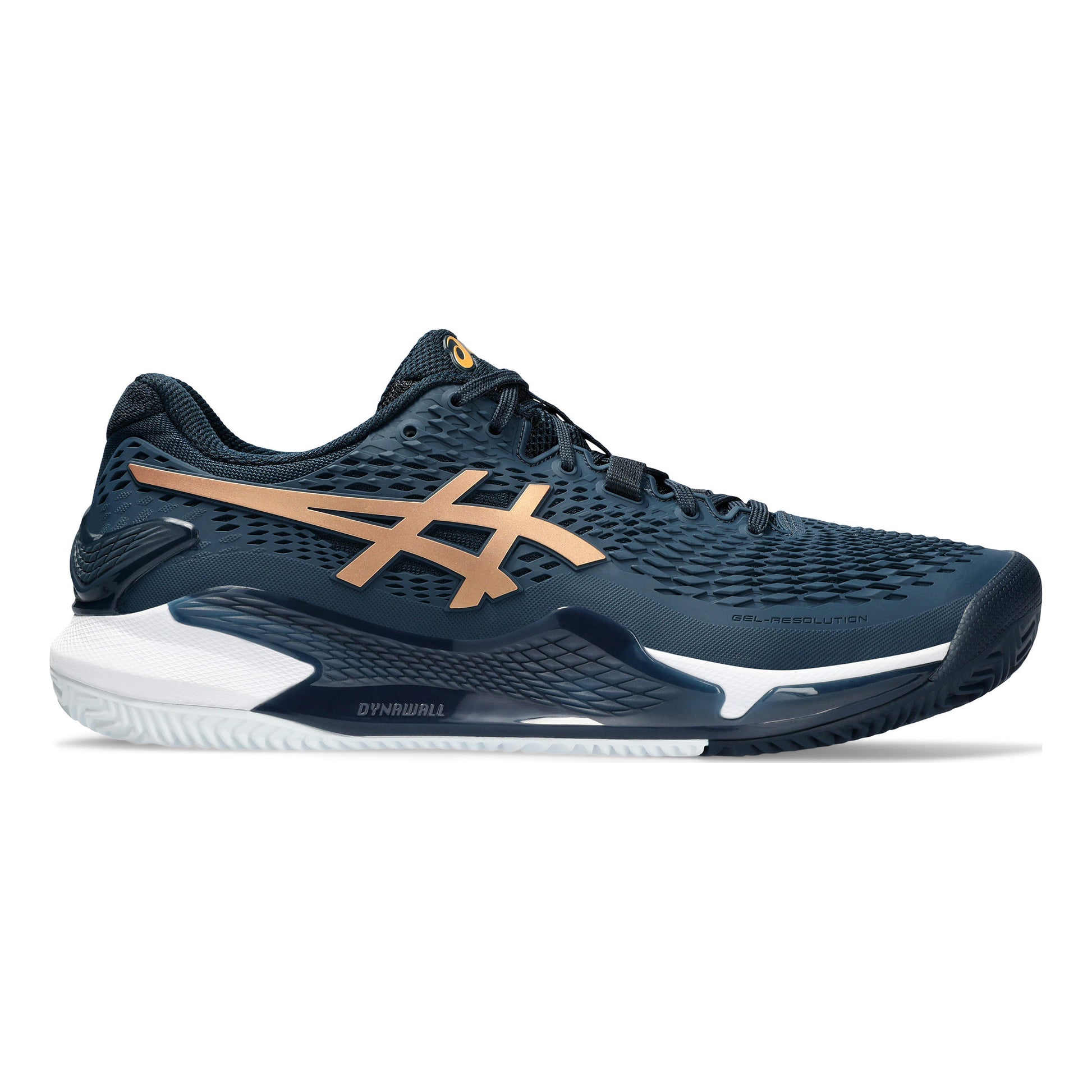 ASICS Gel-Resolution 9 Obuv na antuku Muži - tmavě modrá, zlatá