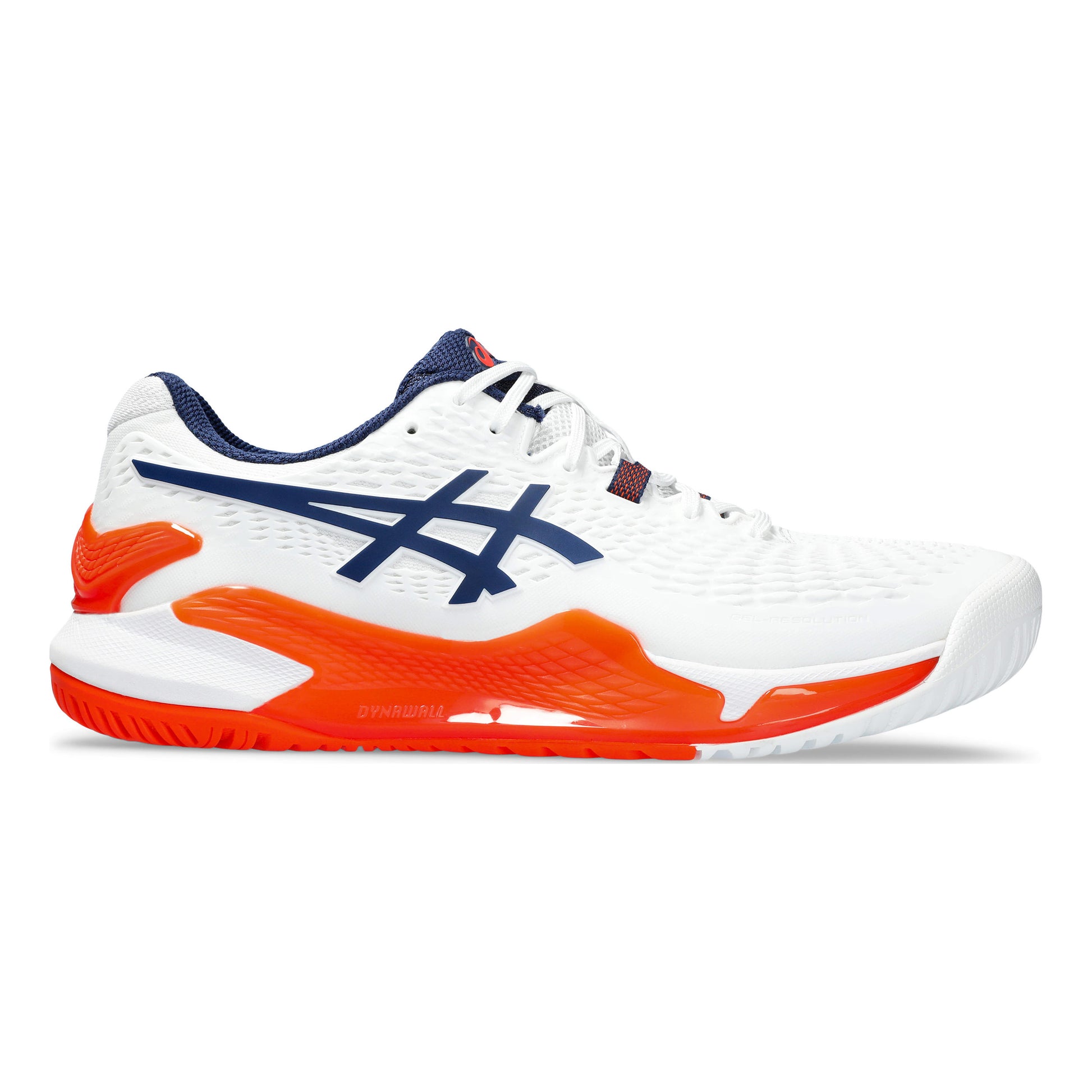 ASICS Gel-Resolution 9 Obuv na všechny povrchy Muži - bílá, oranžová