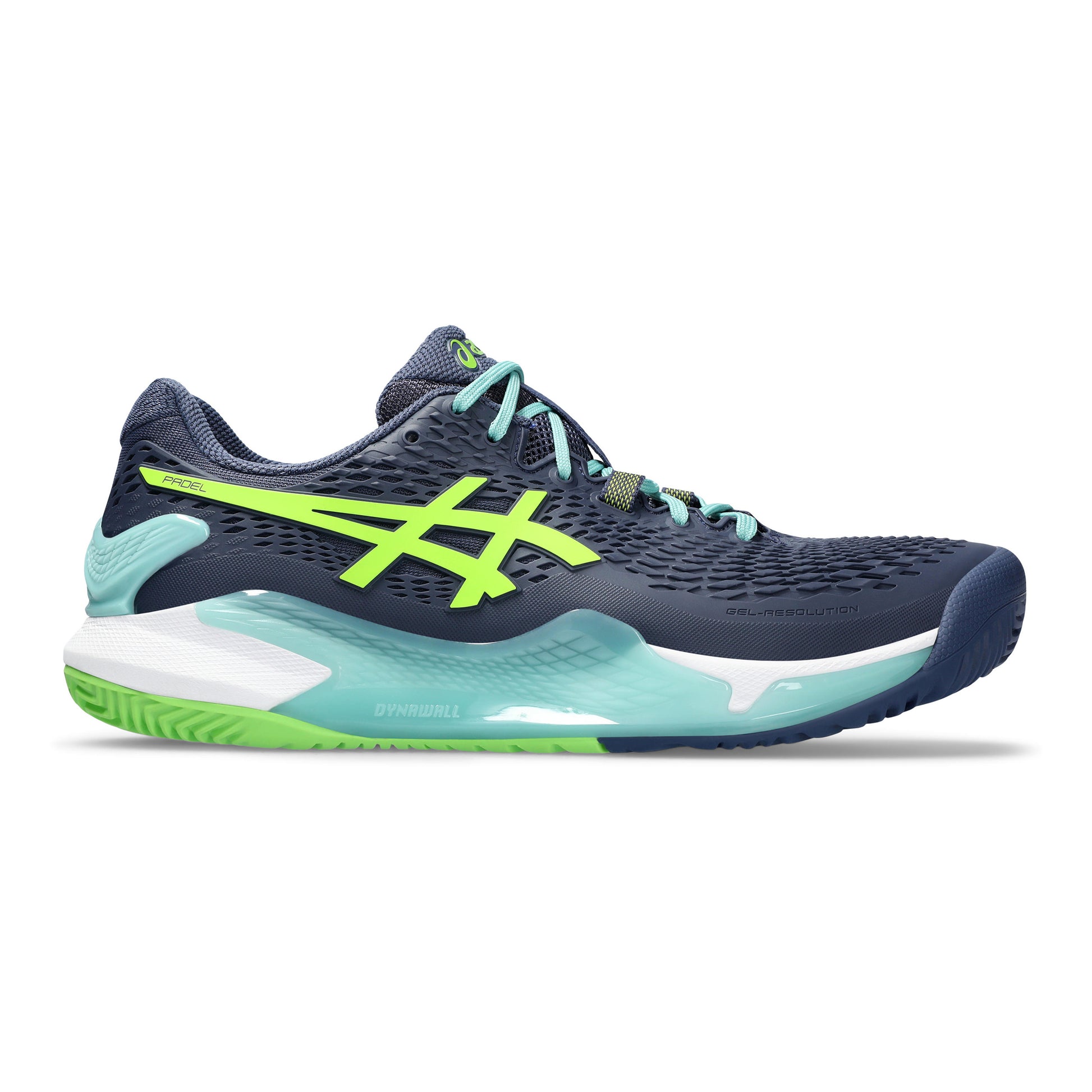 ASICS Gel-Resolution 9 Obuv na padel Muži - tmavě modrá, tyrkysová