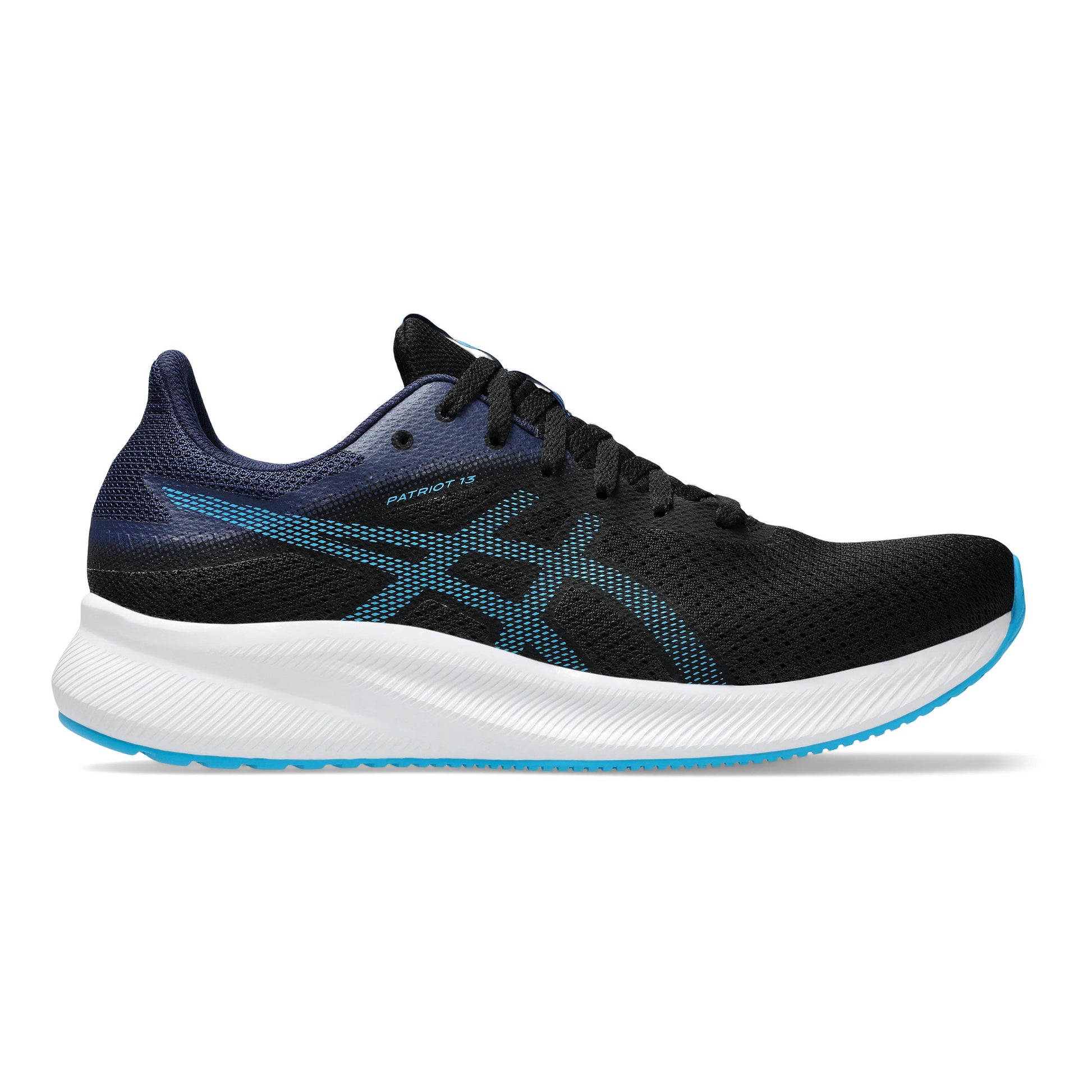 ASICS Patriot 13 Neutrální obuv Muži - černá, modrá