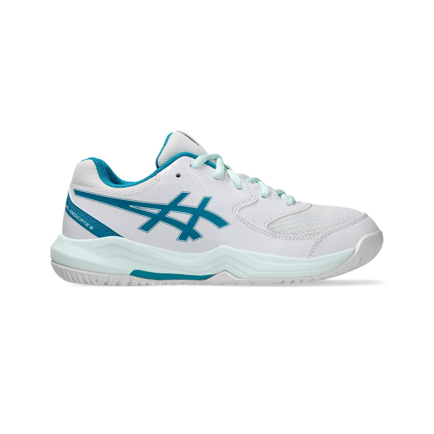 ASICS Gel-Dedicate 8 GS Obuv na všechny povrchy Děti - bílá, petrolejová