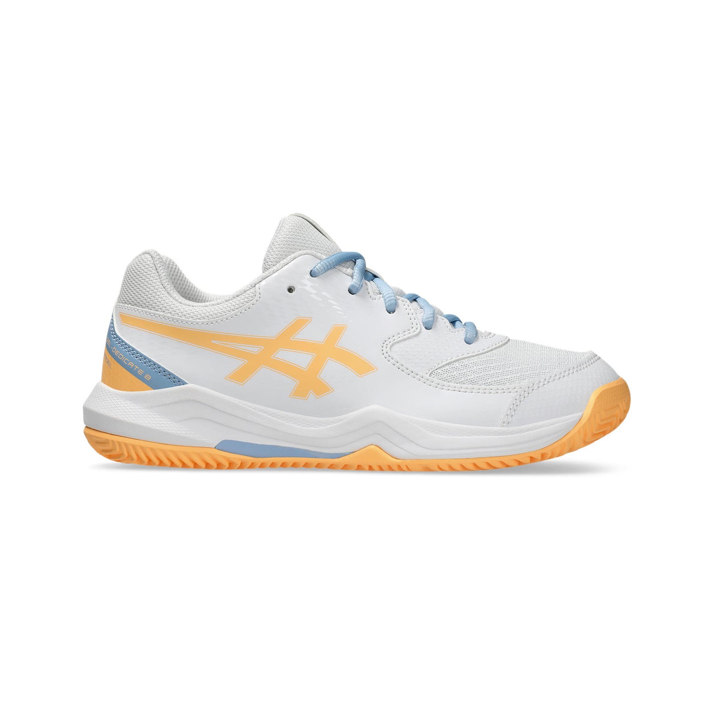 ASICS GEL-DEDICATE 8 PADEL GS Obuv na padel Děti-bílá, oranžová