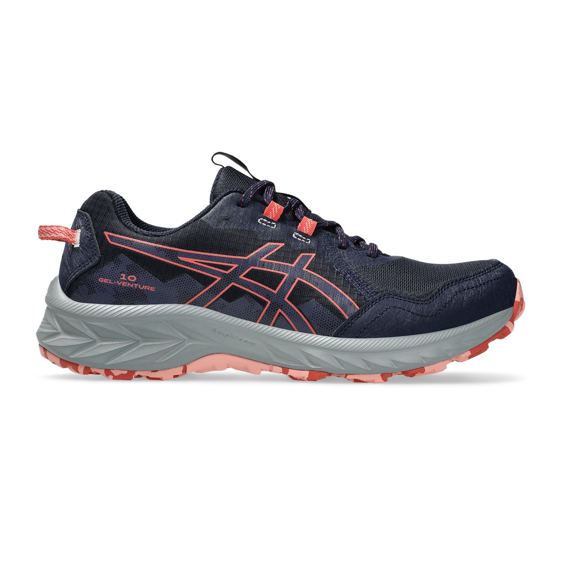 ASICS Gel-Venture 10 Obuv pro měkčí povrch,žádný asfalt Dámy-tmavě modrá, korálová