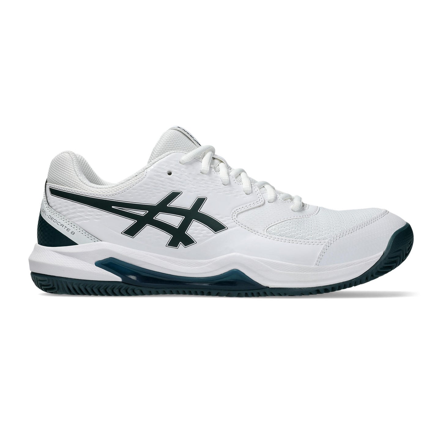 ASICS Gel-Dedicate 8 Obuv na antuku Muži - bílá, tmavě zelená