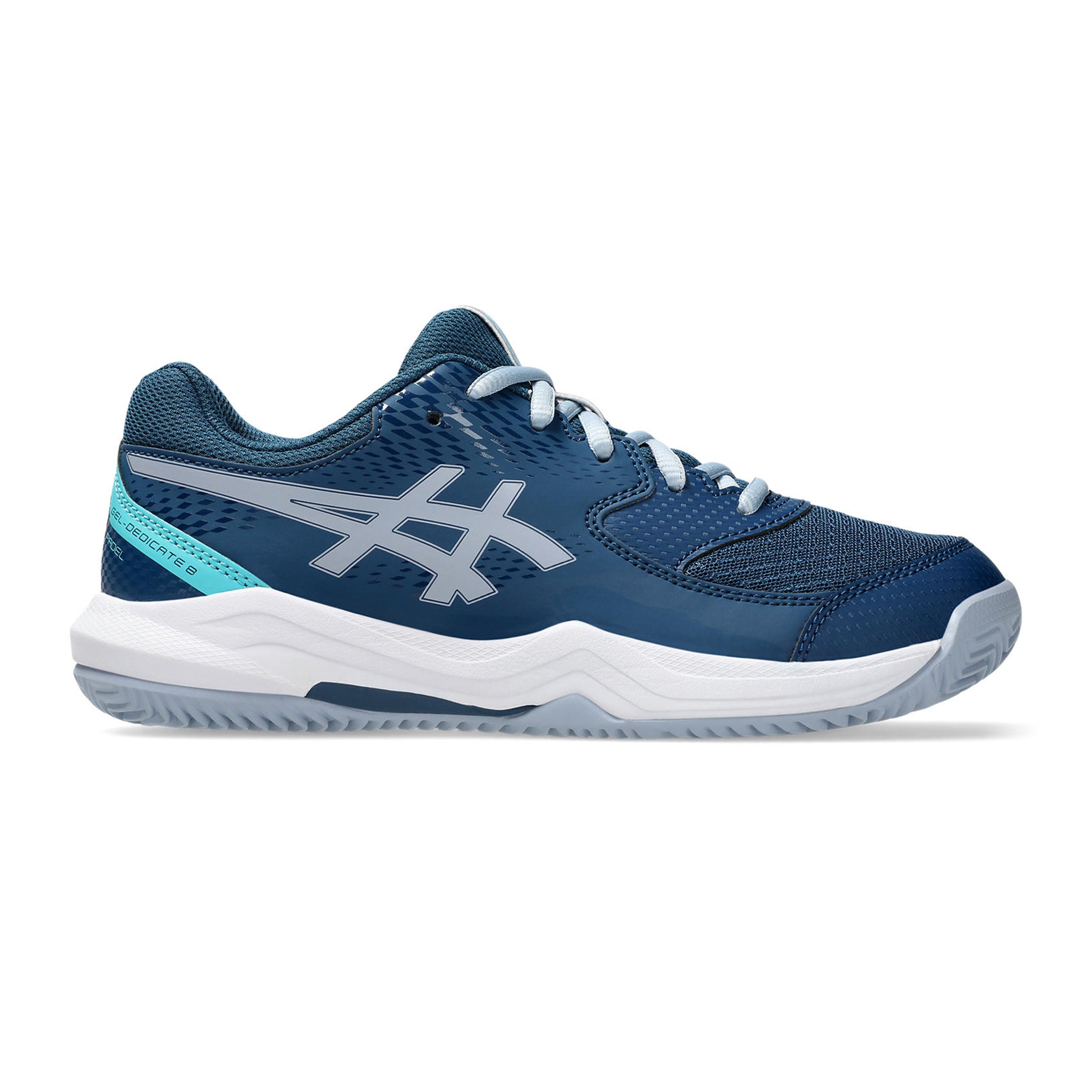 ASICS GEL-DEDICATE 8 PADEL GS Obuv na padel Děti-petrolejová, blaugrau