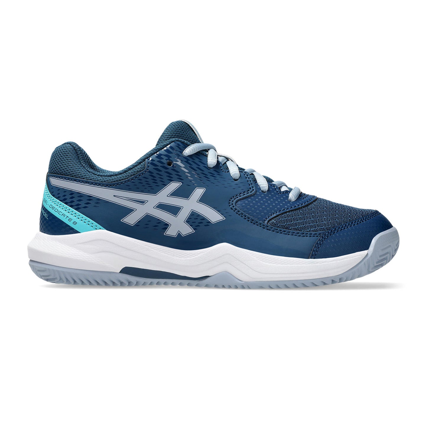 ASICS GEL-DEDICATE 8 PADEL GS Obuv na padel Děti-petrolejová, blaugrau