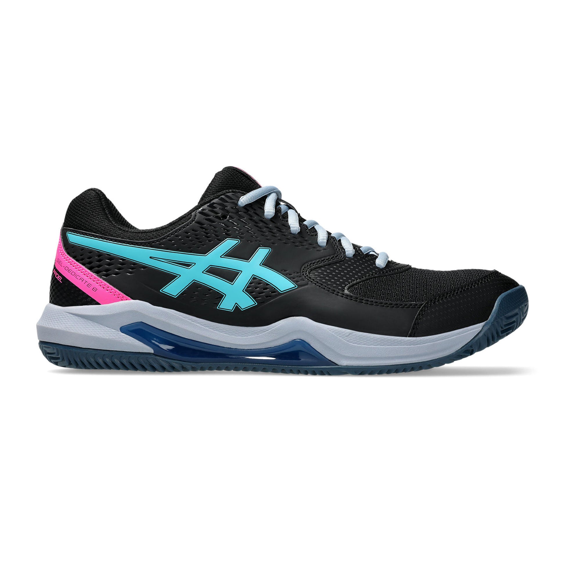 ASICS Gel-Dedicate Obuv Na Padel Muži-Černá,Světle Modrá