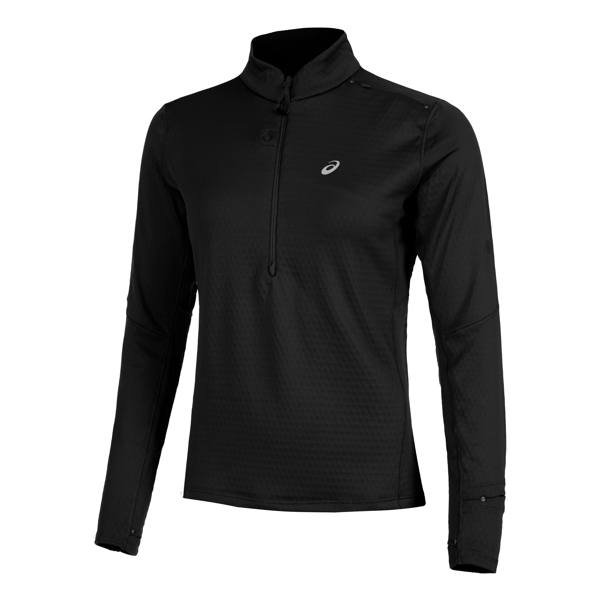 ASICS Road Winter 1/2 Zip Mid Layer Běžecké Tričko Dámy-Černá