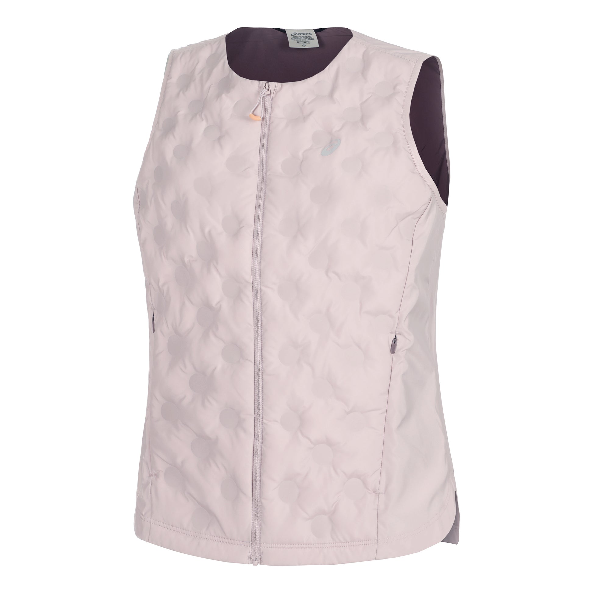 ASICS Nagino Run Padded Gilet Běžecké vesty Dámy - přírodní barvy,