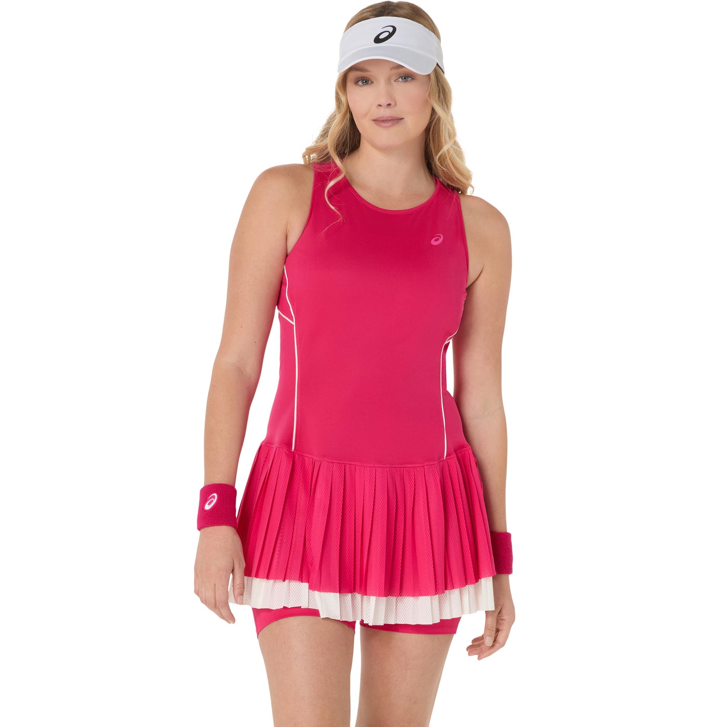 ASICS Match Šaty Dámy-Růžová
