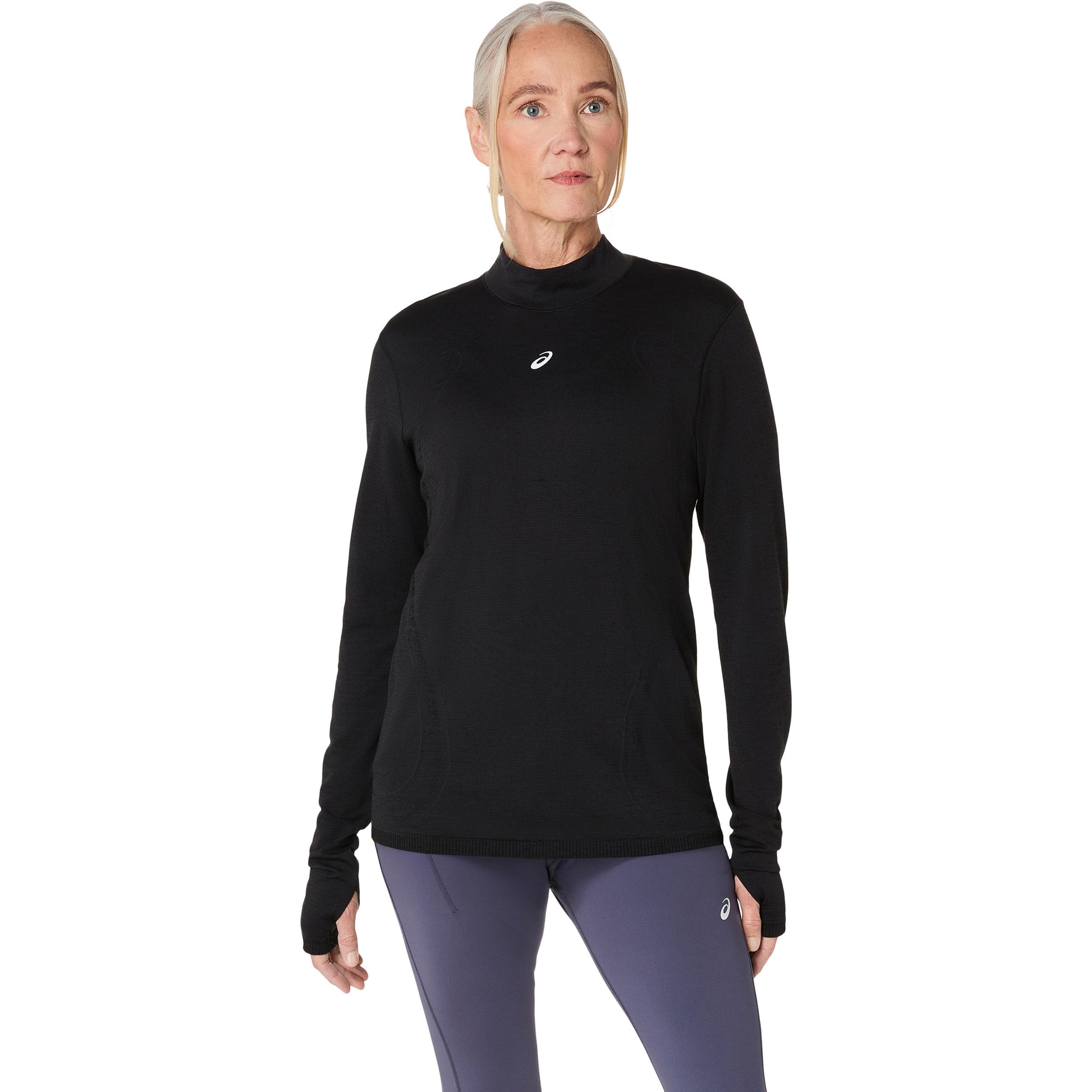 ASICS Road Winter Seamless Běžecké tričko Dámy-černá