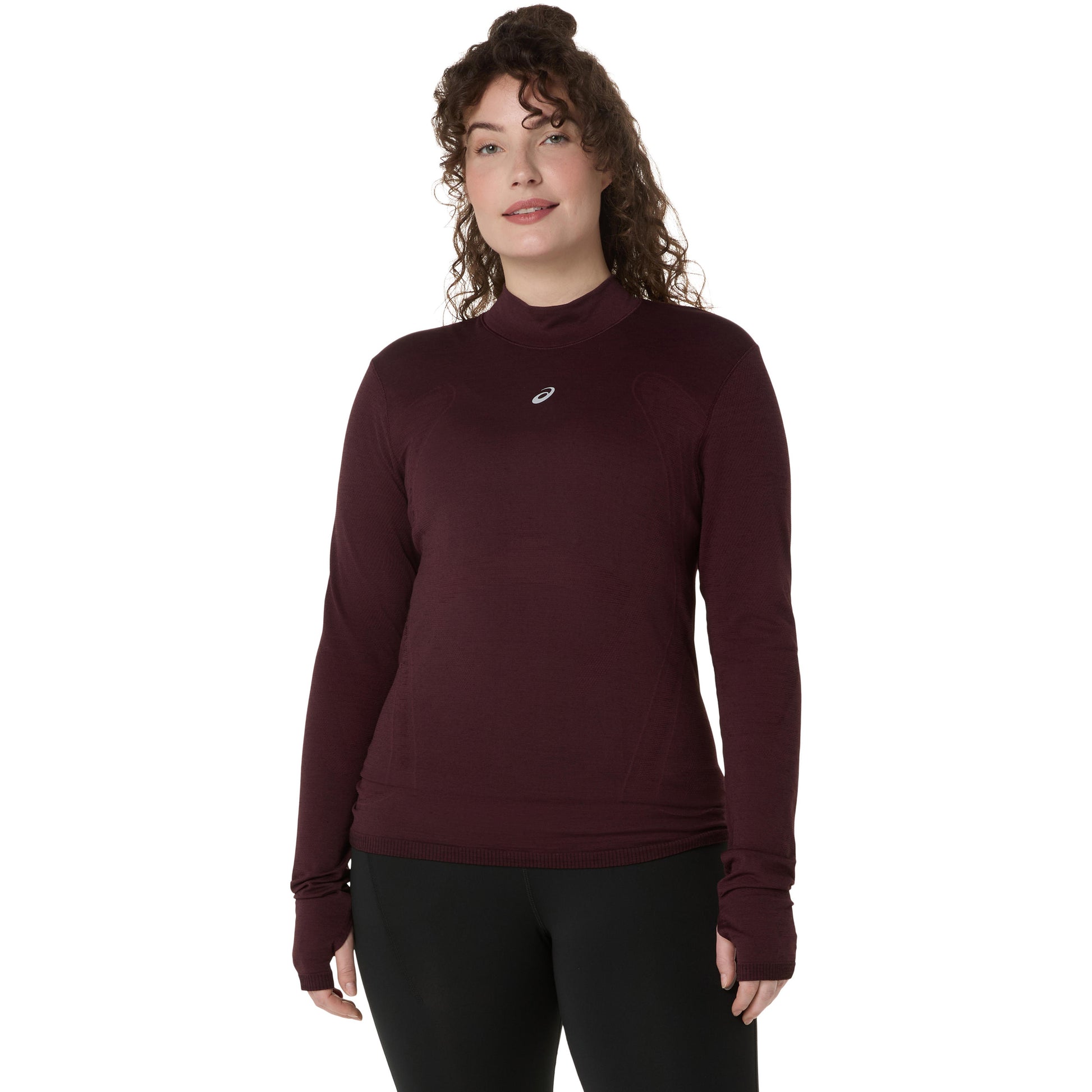 ASICS Road Winter Seamless  Běžecké tričko Dámy - tmavě červená