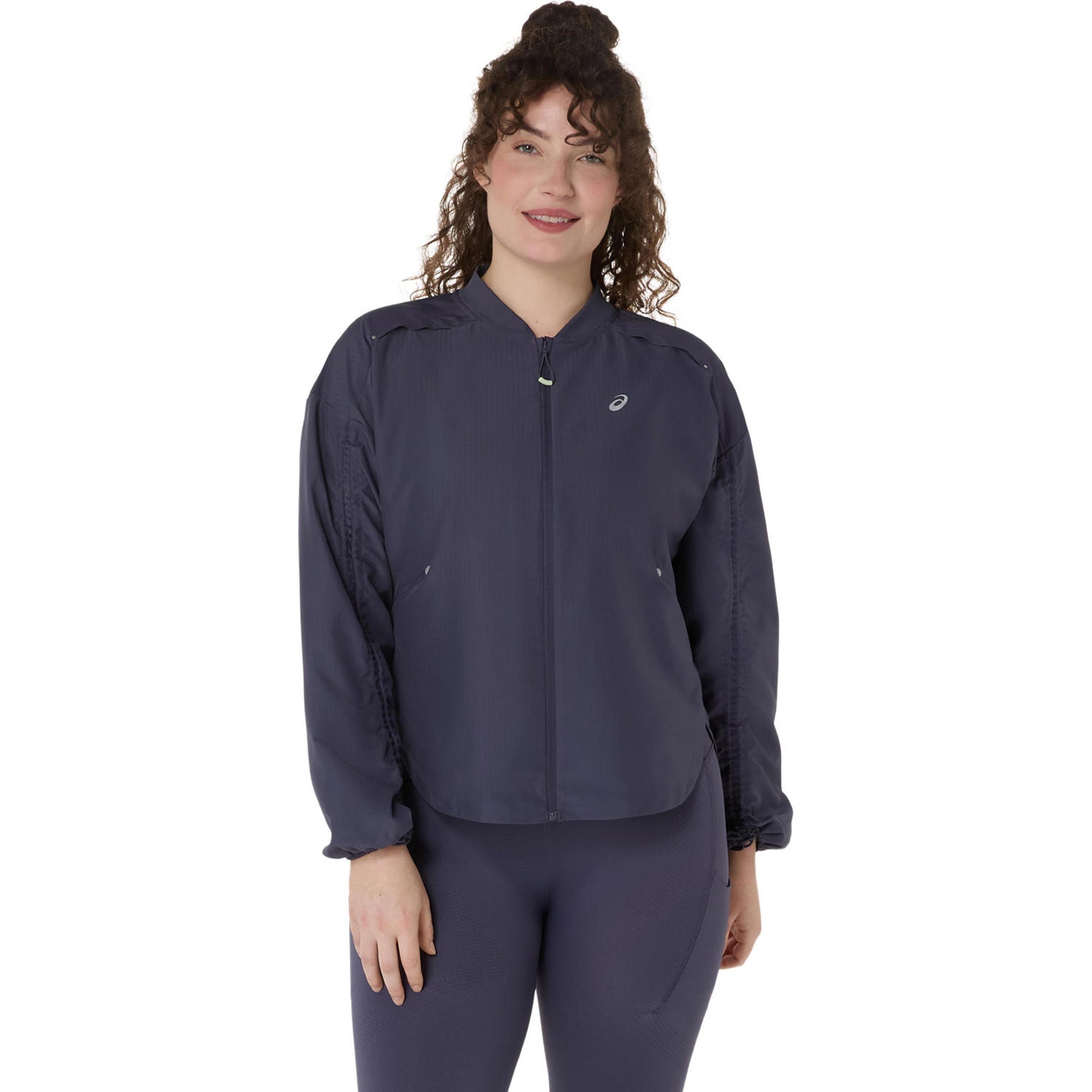 ASICS Nagino Adjustable  Běžecká bunda Dámy - modrošedá, modrá