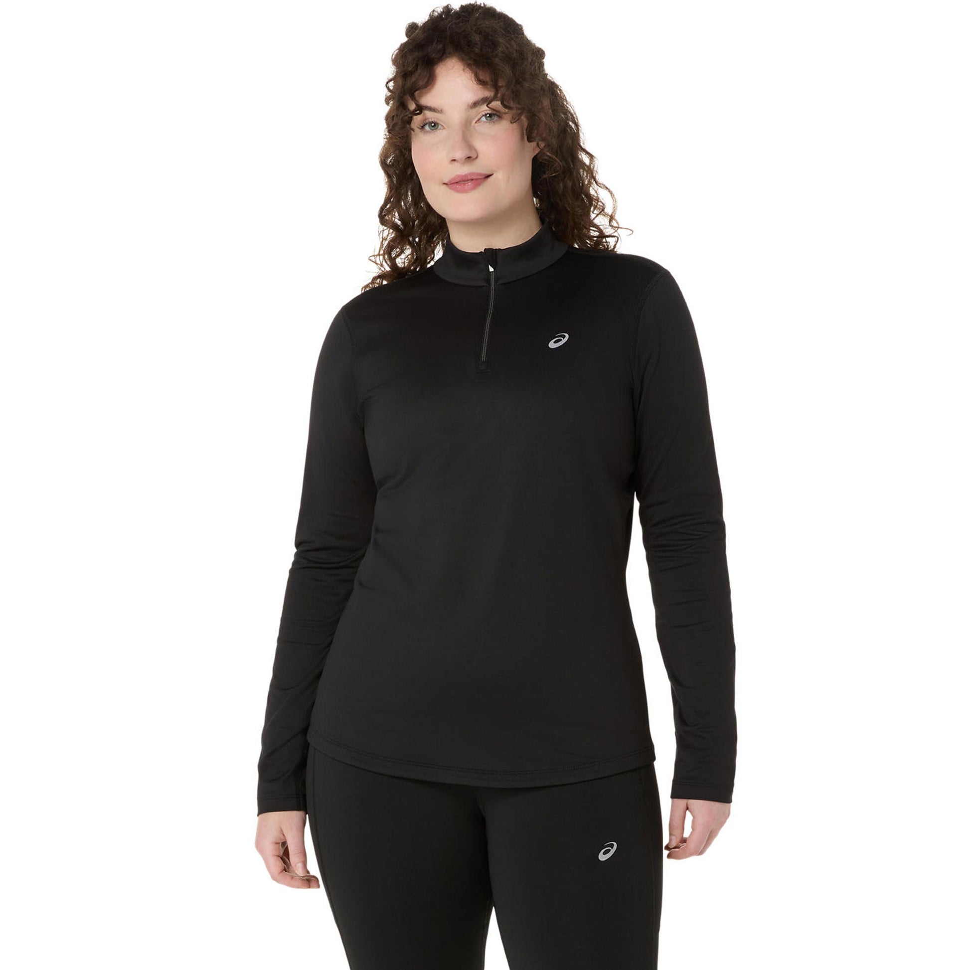 ASICS Core 1/2 Zip Winter  Běžecké tričko Dámy - černá