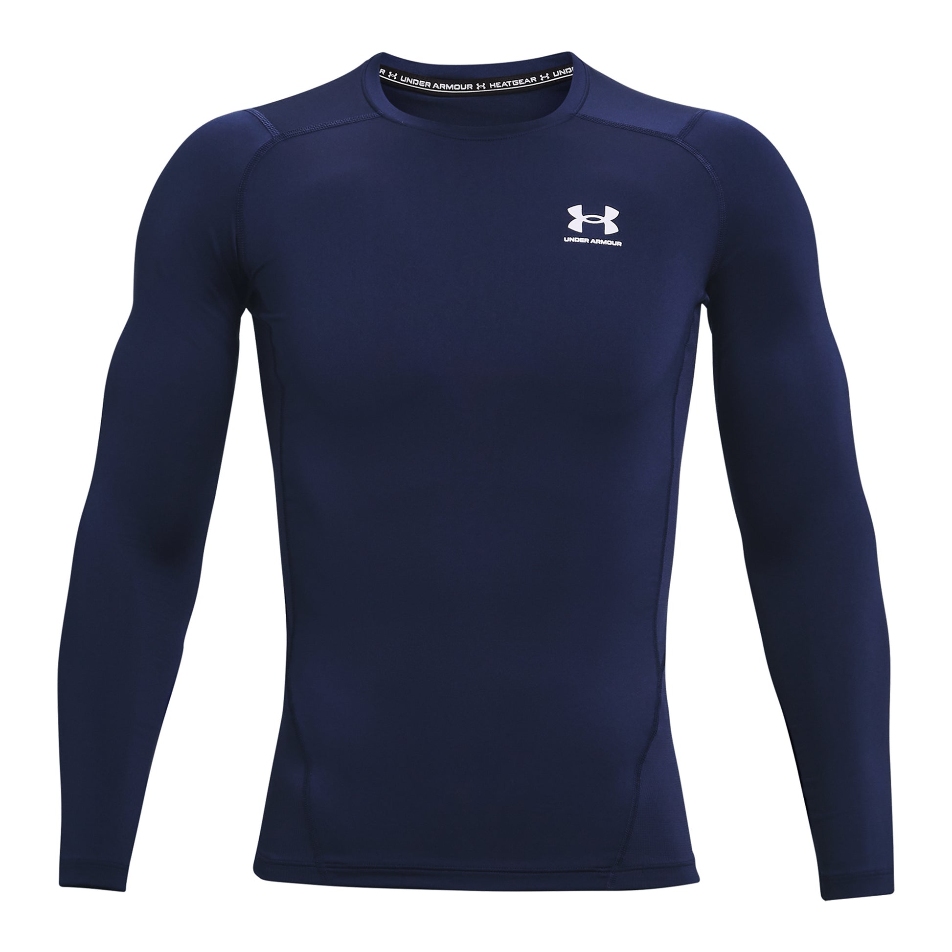 Under Armour Heatgear Comp S Dlouhým Rukávem Muži-Tmavě Modrá