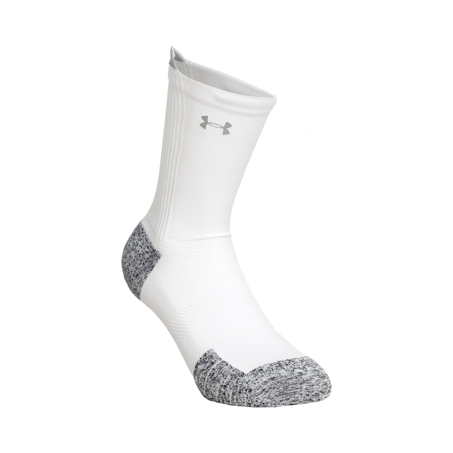 Under Armour AD Run Cushion Running Ponožky-Bílá,Šedá