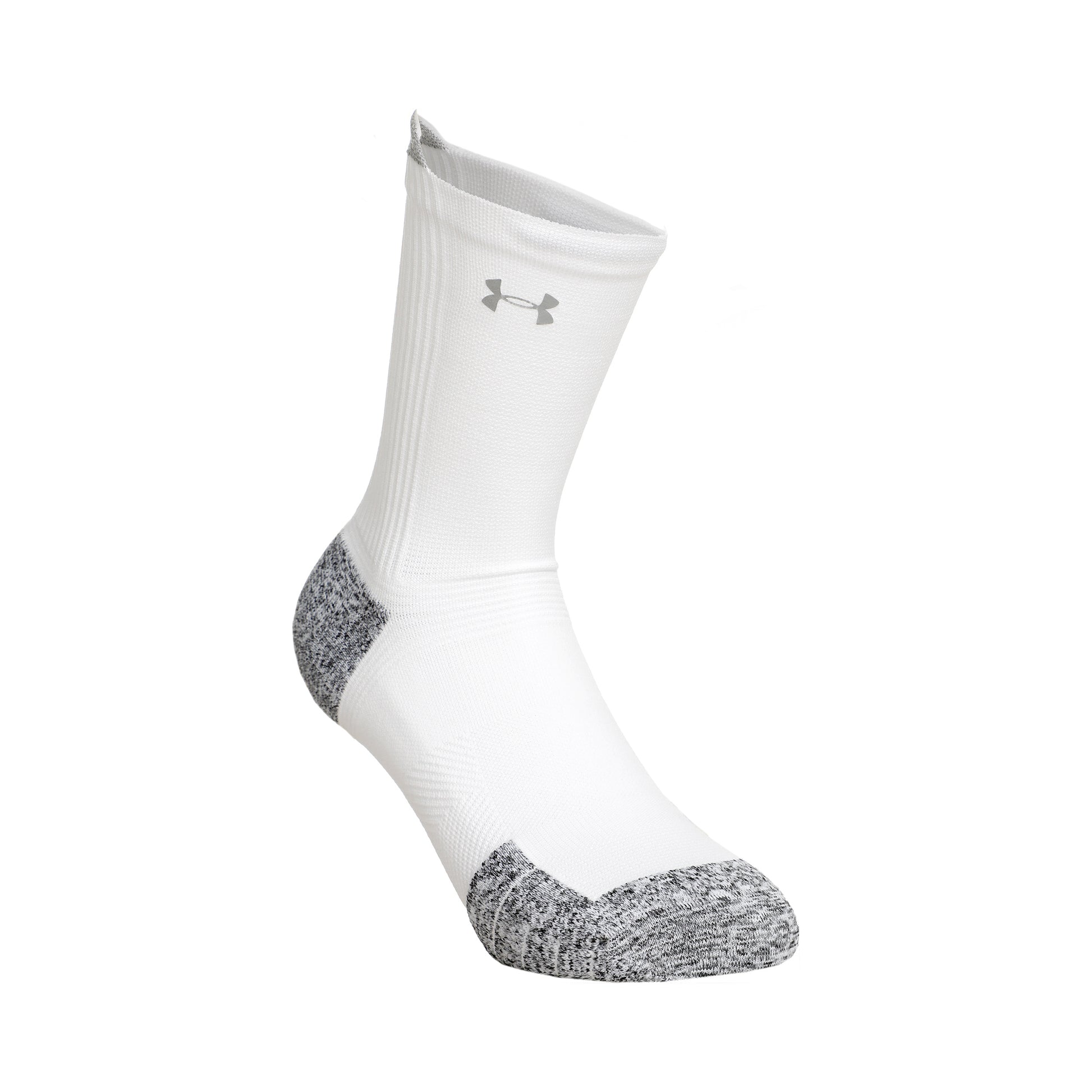 Under Armour AD Run Cushion Running Ponožky-Bílá,Šedá