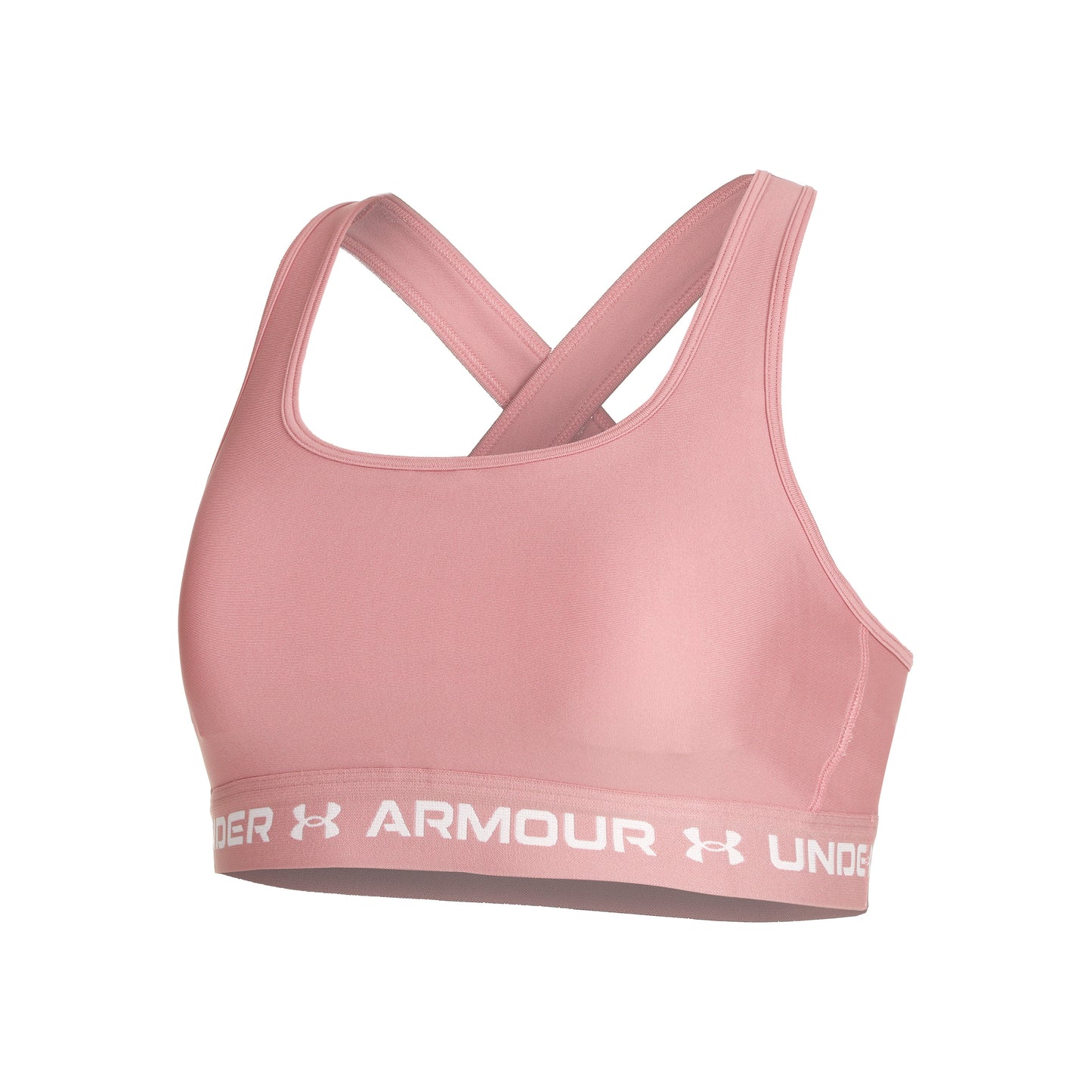 Under Armour Crossback Mid Sportovní podprsenka Dámy - růžová,