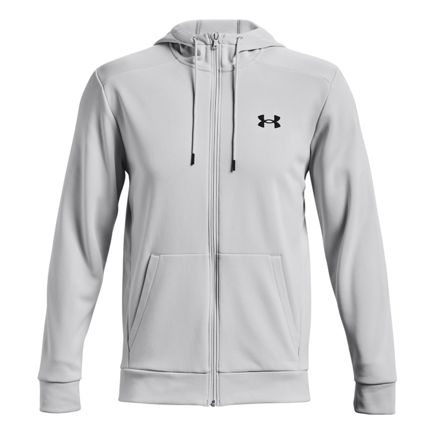 Under Armour Fleece Full Zip Mikina s kapucí Muži - světle šedá,