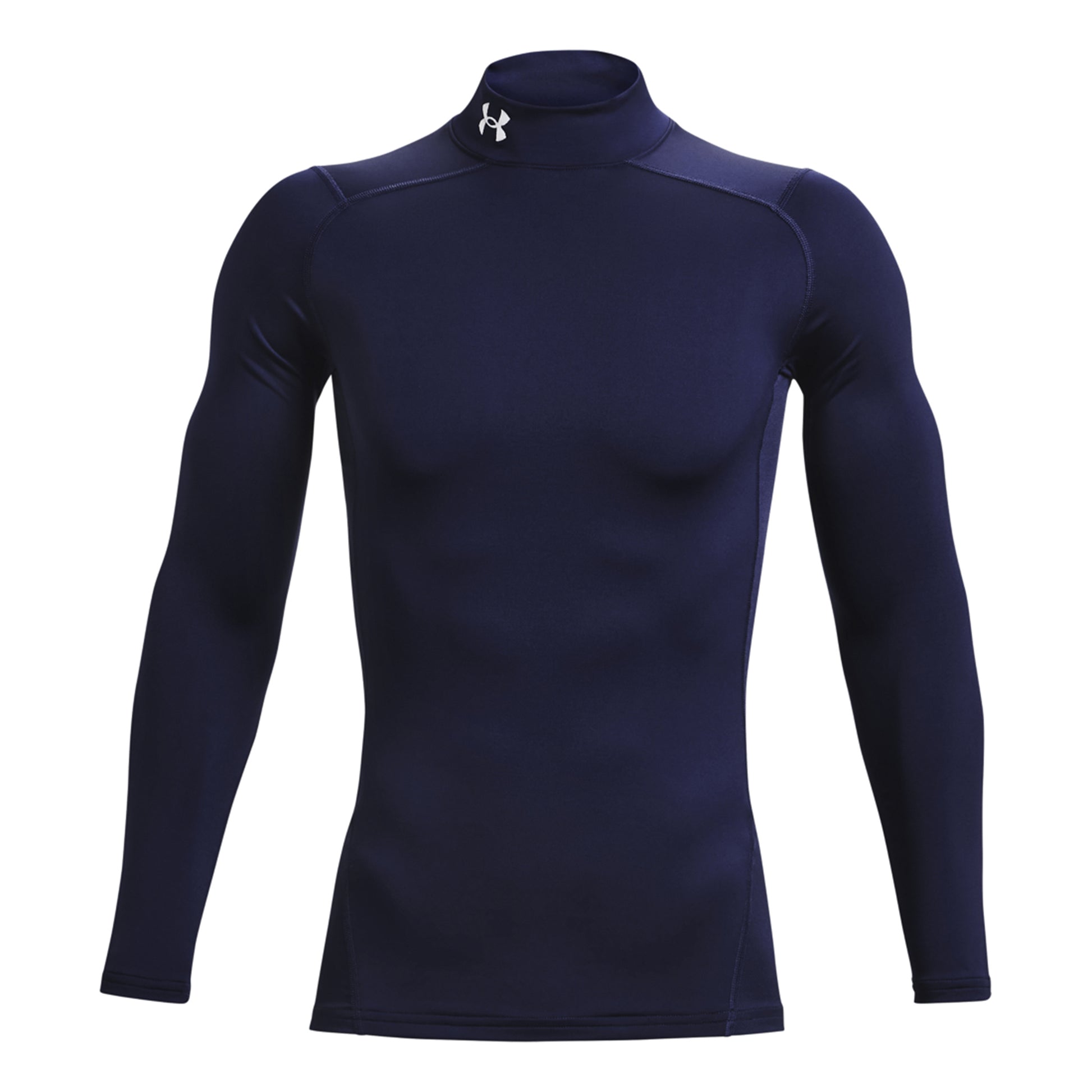 Under Armour Coldgear Comp Mock S Dlouhým Rukávem Muži-Tmavě Modrá