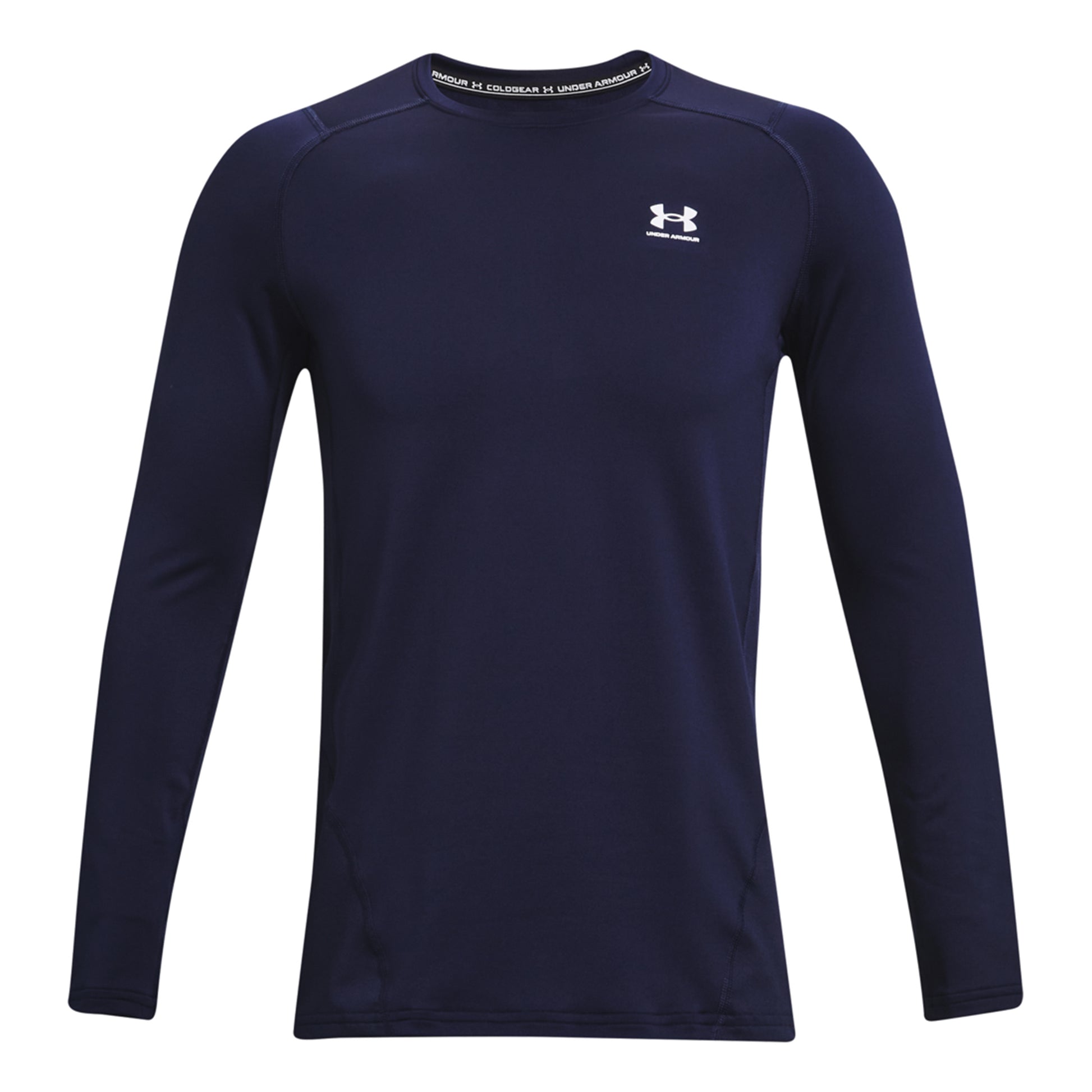 Under Armour Coldgear Fitted Crew S dlouhým rukávem Muži - tmavě modrá,