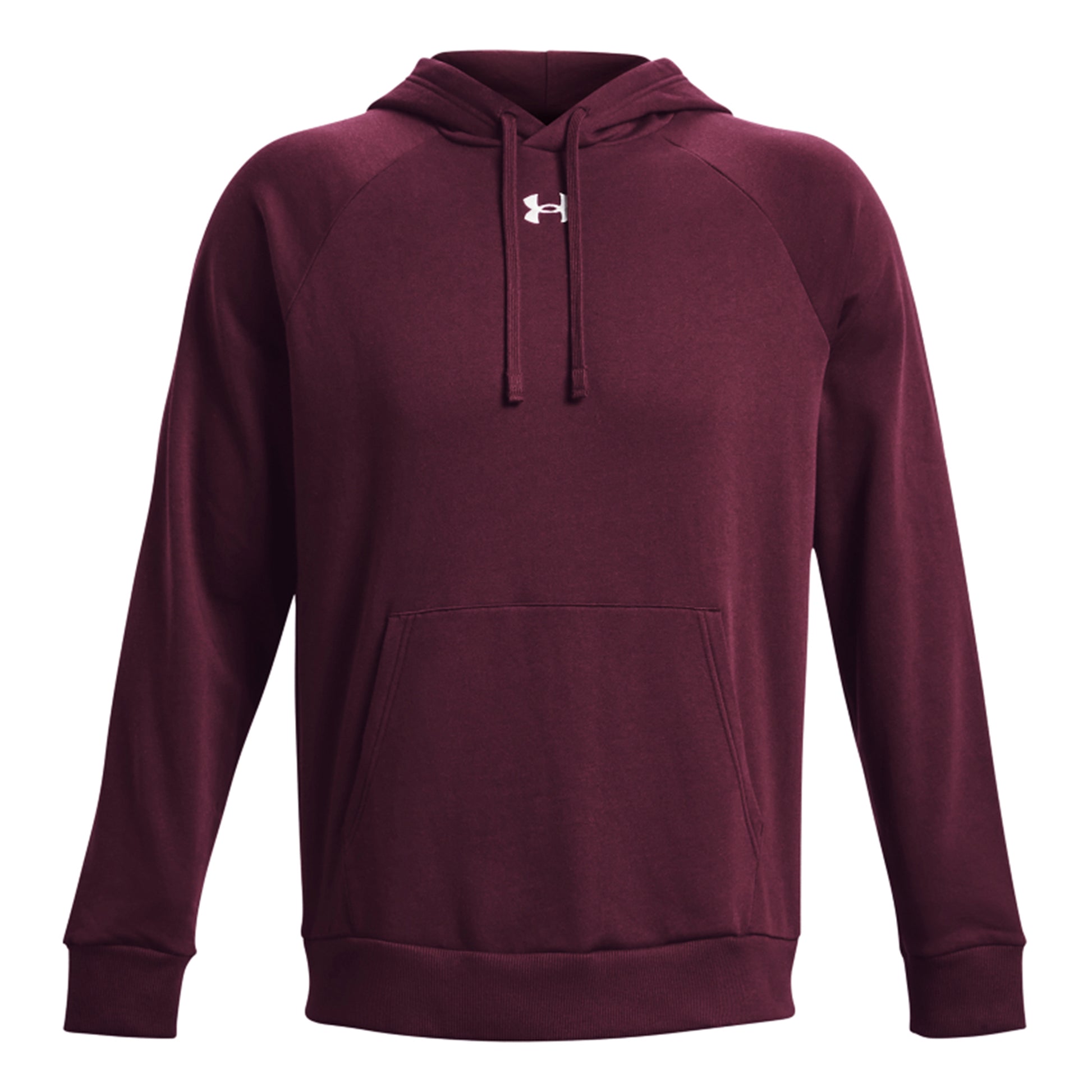 Under Armour Rival Hoody Muži - tmavě červená,